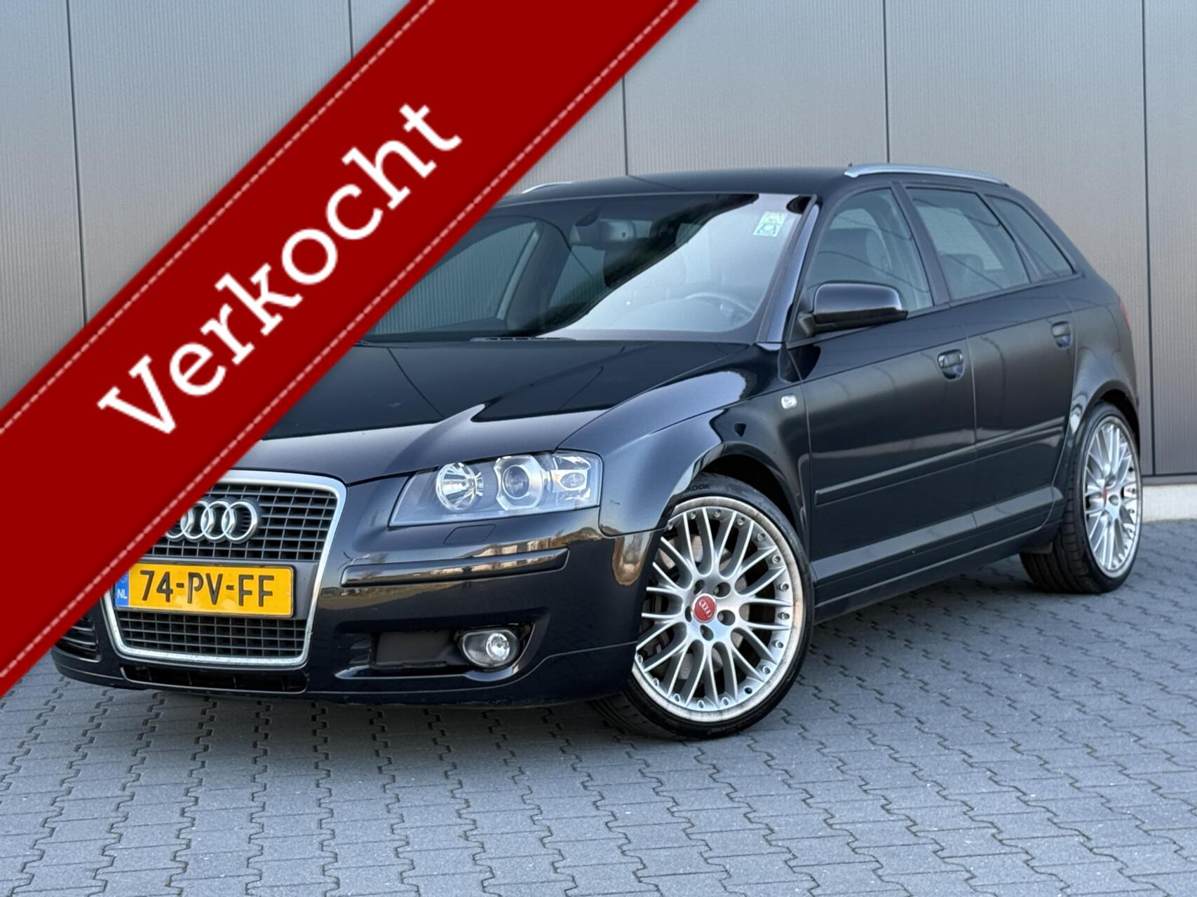 Audi A3 3.2 V6 Quattro Pro Line Leder - BBS Speedline - Navi - Stoelverwarming 2005 - voorkant