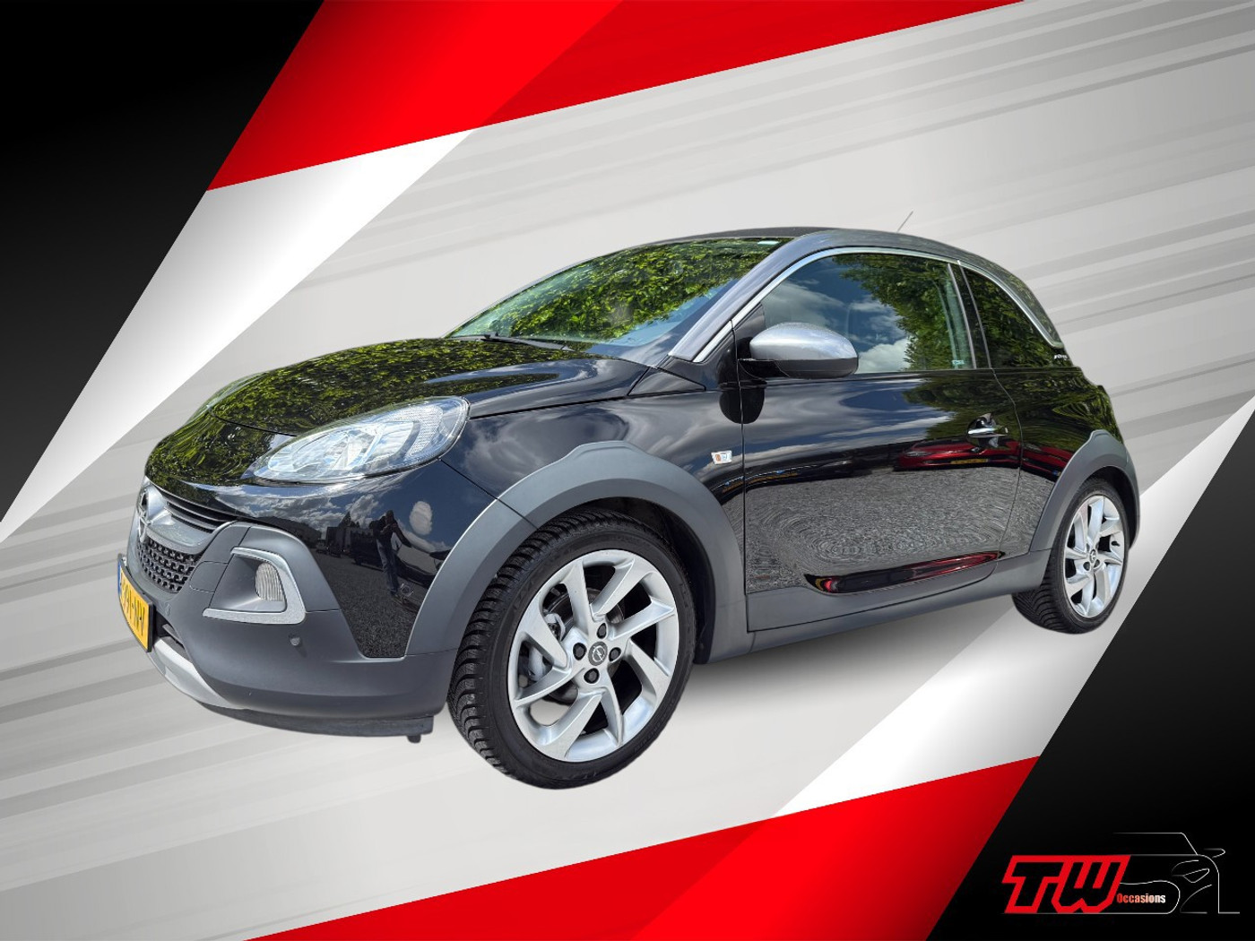 Opel Adam 1.4 Hardwell Edition|OPEN DAK|CRUISE|CARPLAY|STOELVERW 2017 - voorkant