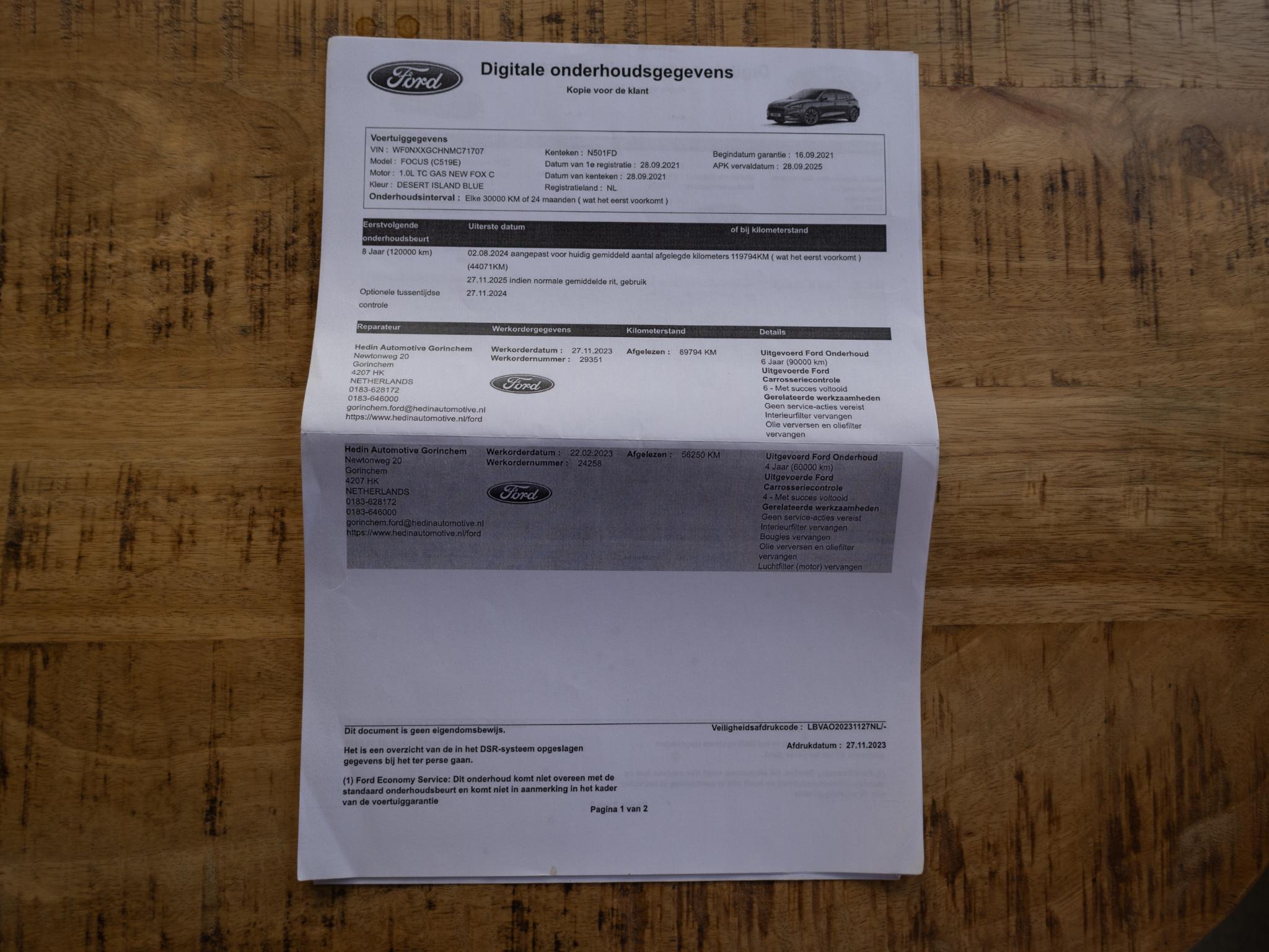 Foto van Ford Focus
