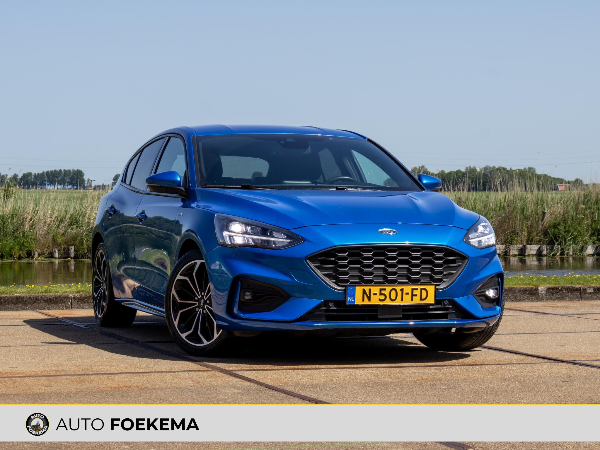 Ford Focus 1.0 EcoBoost Hybrid ST Line X Business 2021 - voorkant