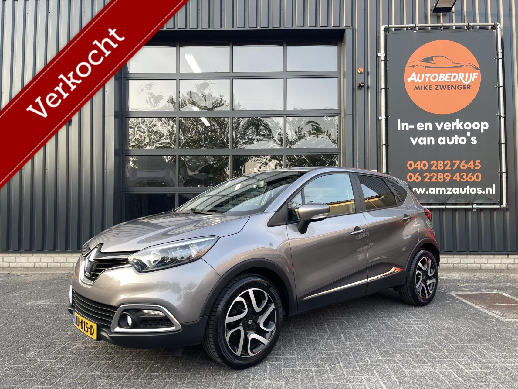 Renault Captur 0.9 TCe Dynamique NAVIGATIE|KEYLESS|TREKHAAK|CRUISE CONTROL|CLIMA AIRCO|BLUETOOTH|LICHTMETALEN WIELEN 2014 - voorkant