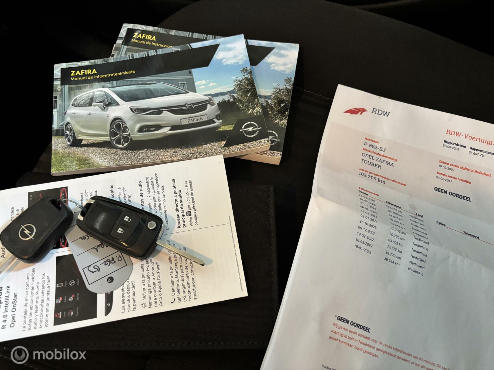 Foto van Opel Zafira