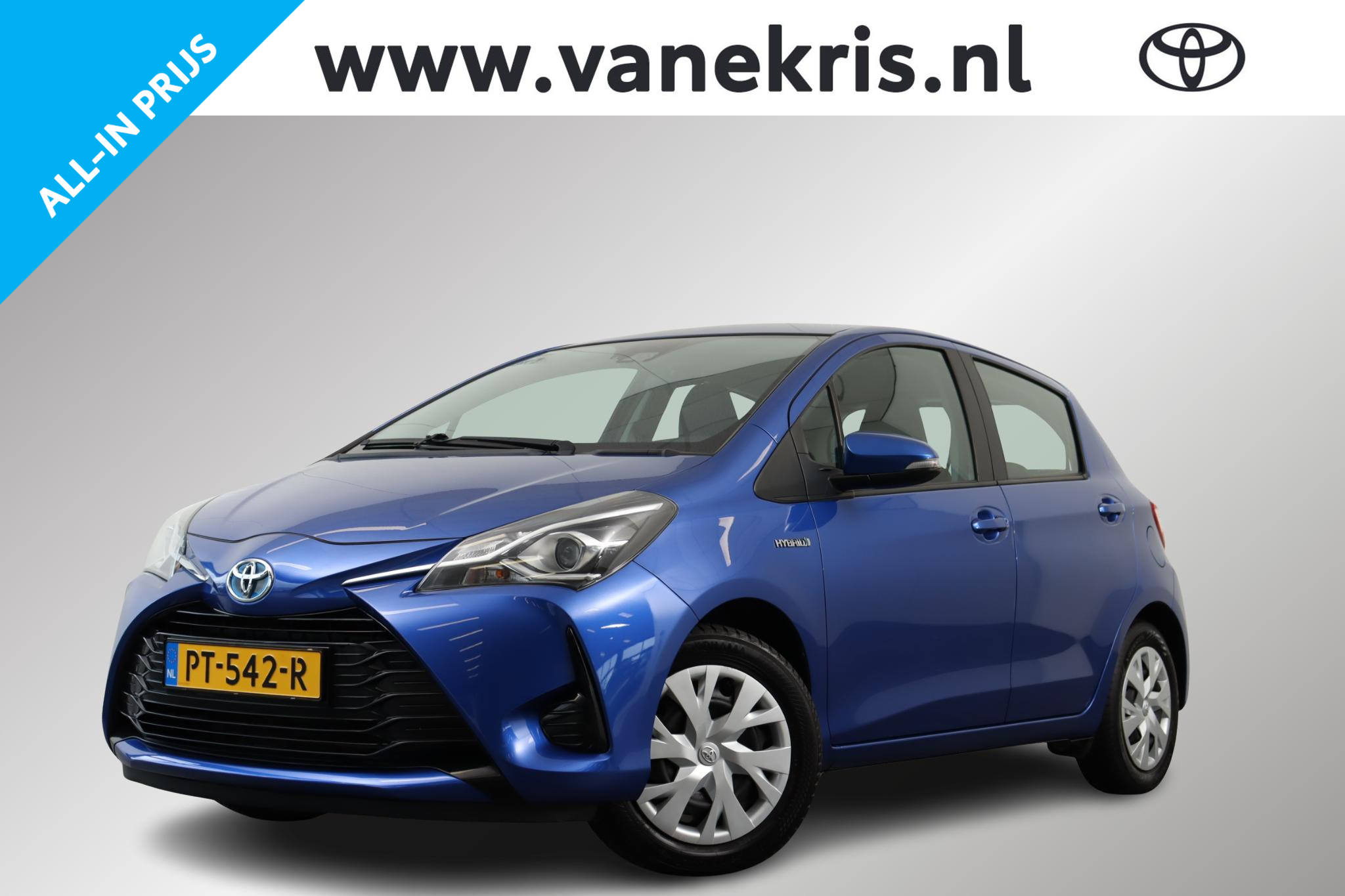 Toyota Toyota Yaris Hybrid 1.5 Hybrid Aspiration, Trekhaak, 2017 - voorkant
