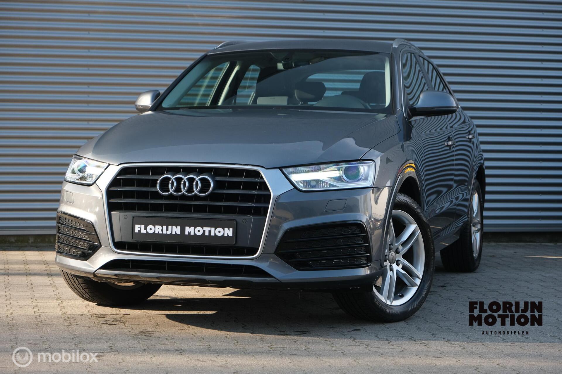 Audi Q3 1.4 TFSI CoD Sport S Line Edition | Stoelverwarming | Trekhaak | Camera | Cruise | Navi | All Seasons | Recent onderhoud 2017 - voorkant