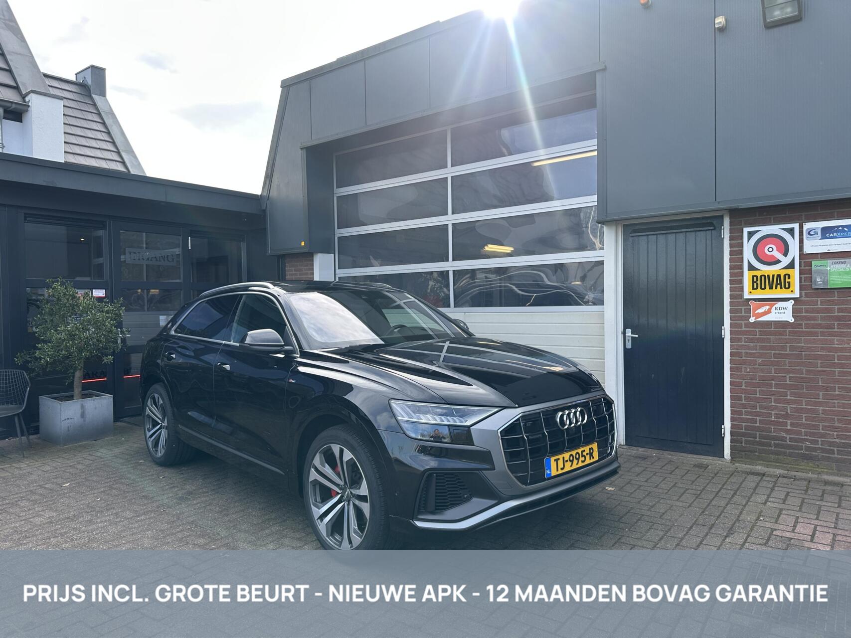 Audi Q8 50 3.0 TDI QUATTRO S-LINE NL AUTO/3500KG TH *ALL-IN PRIJS* 2018 - voorkant