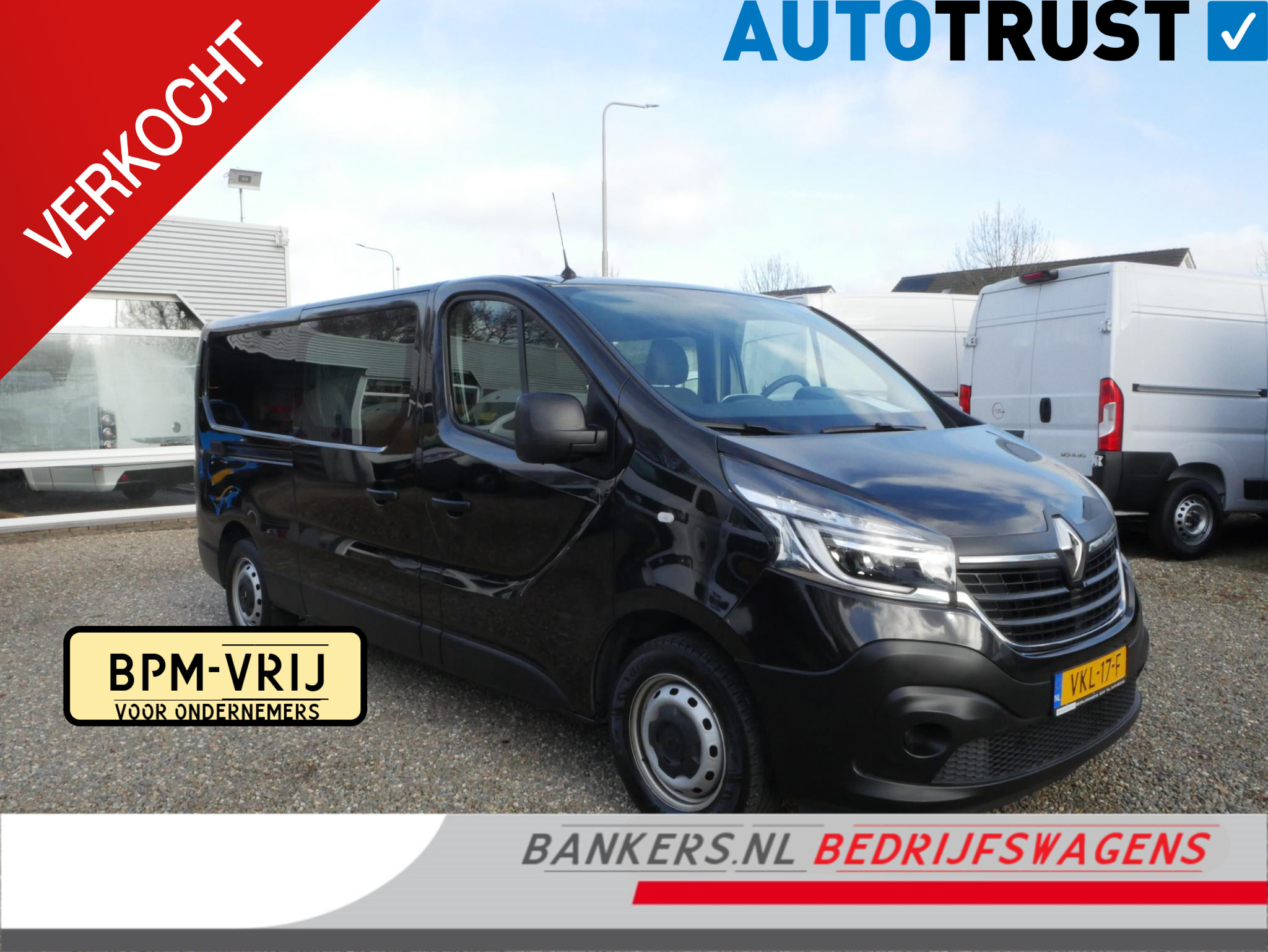 Renault Trafic 2.0 dCi 120PK, L2H1, Dubbel cabine, Airco 2021 - voorkant