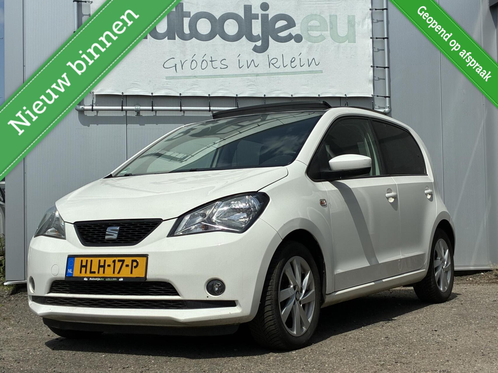 Seat Mii 1.0 Style Sport, panoramadak 2013 - voorkant