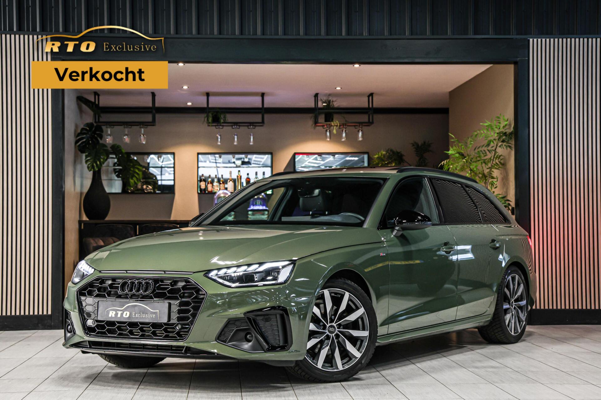 Audi A4 Avant 35 TFSI S-Line|Pano|trekhaak|Virtual|ACC|Black 2023 - voorkant