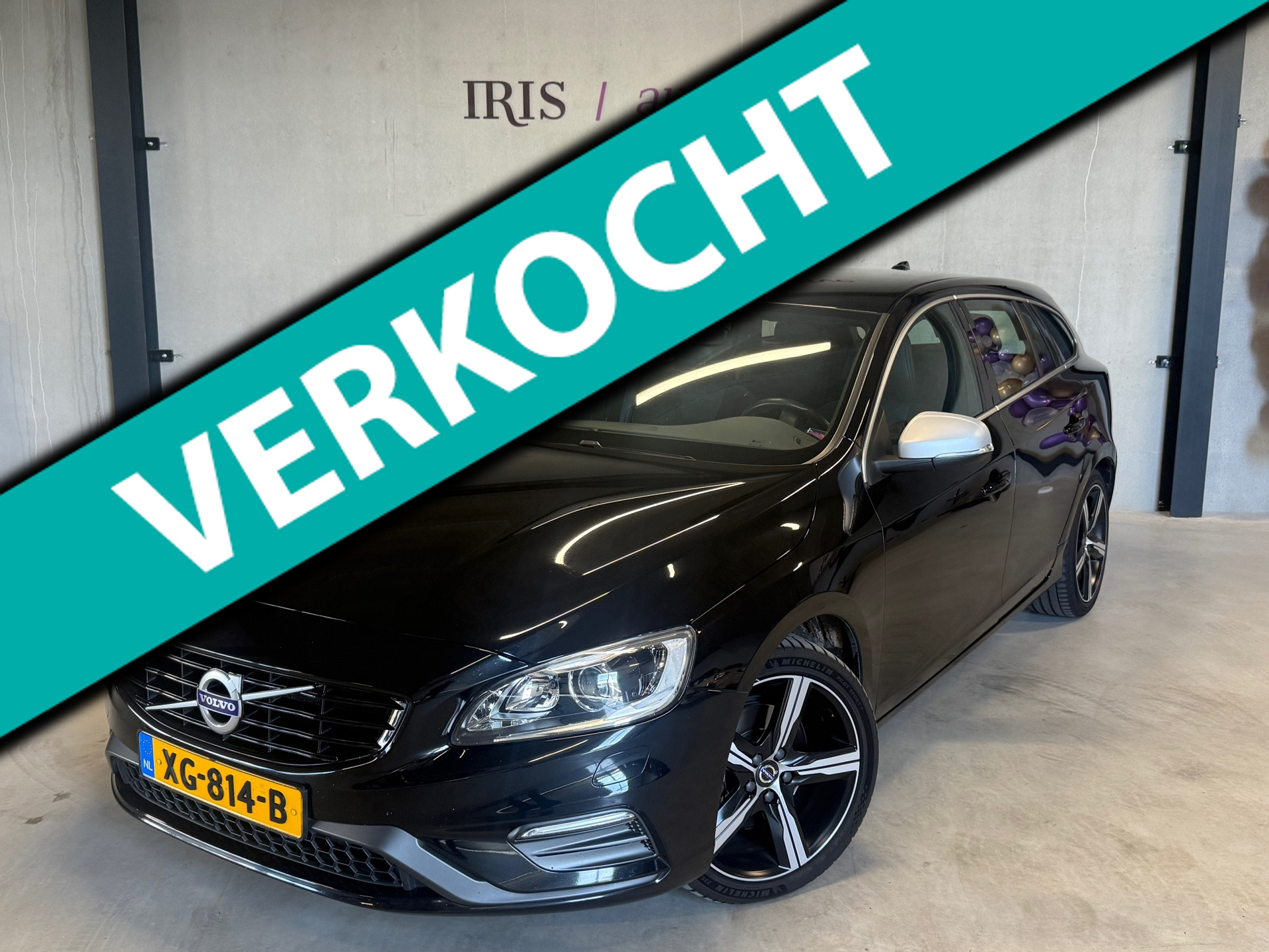 Volvo V60 2.0 T4 R-Design - Org NL - Standkachel - Camera - Stoelverwarming 2018 - voorkant