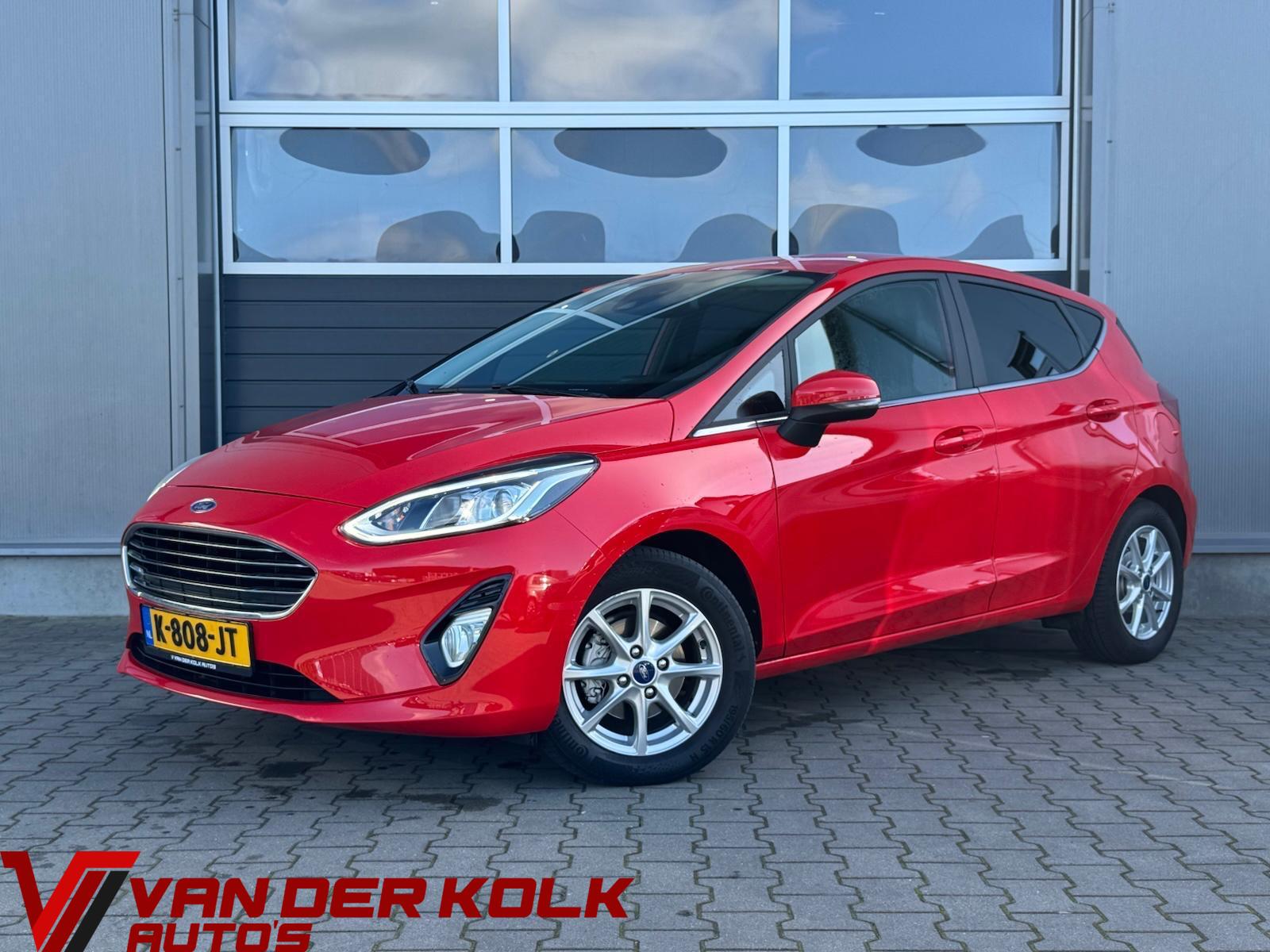 Ford Fiesta 1.0 EcoBoost Titanium X   | Leer | Led | Stuur/Stoelverwarming | Carplay | Navigatie 2021 - voorkant