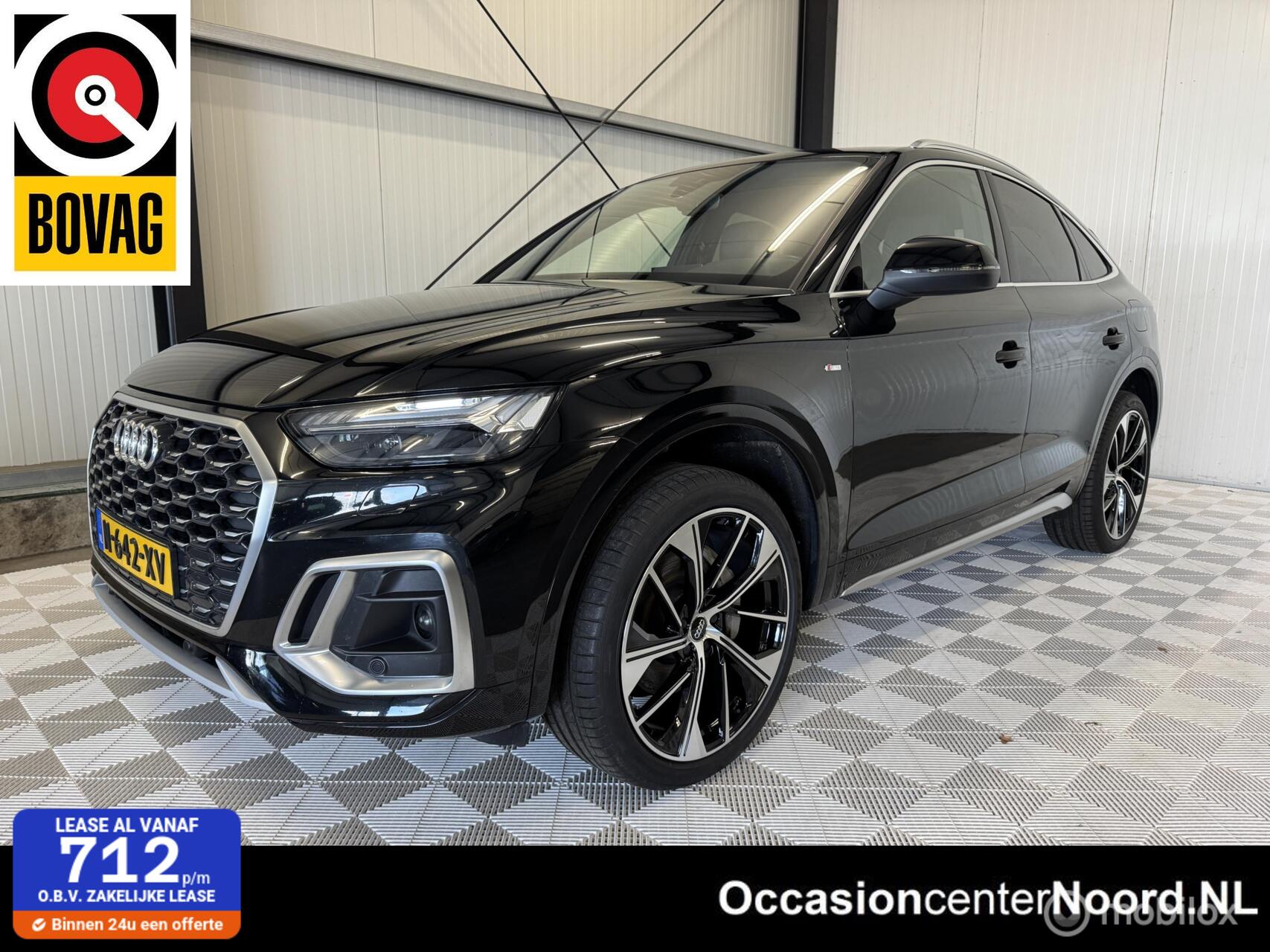 Audi Q5 Sportback 55 TFSIe 3x S-Line| Matrix | Trekh | Adapt 2021 - voorkant
