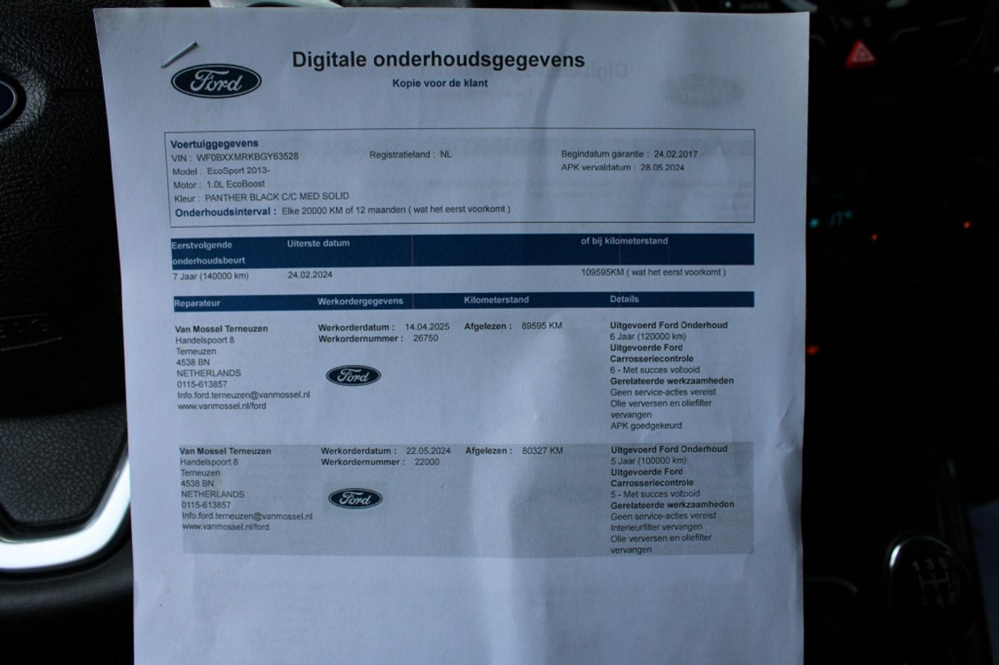 Foto van Ford Ecosport