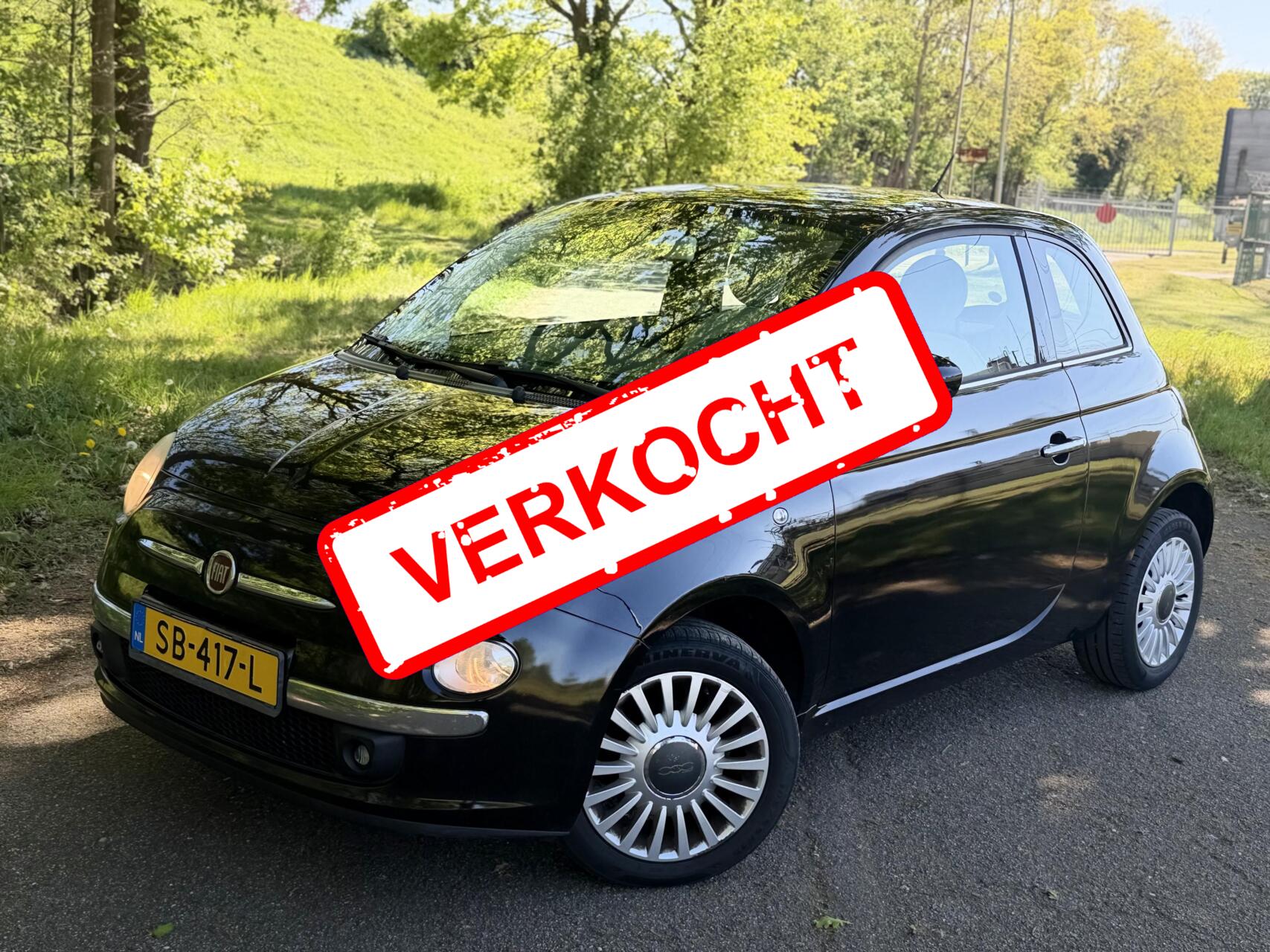 Fiat Fiat 500 1.2 / Airco / Elek.r / Pano / LMV 15” ☑️ 2008 - voorkant