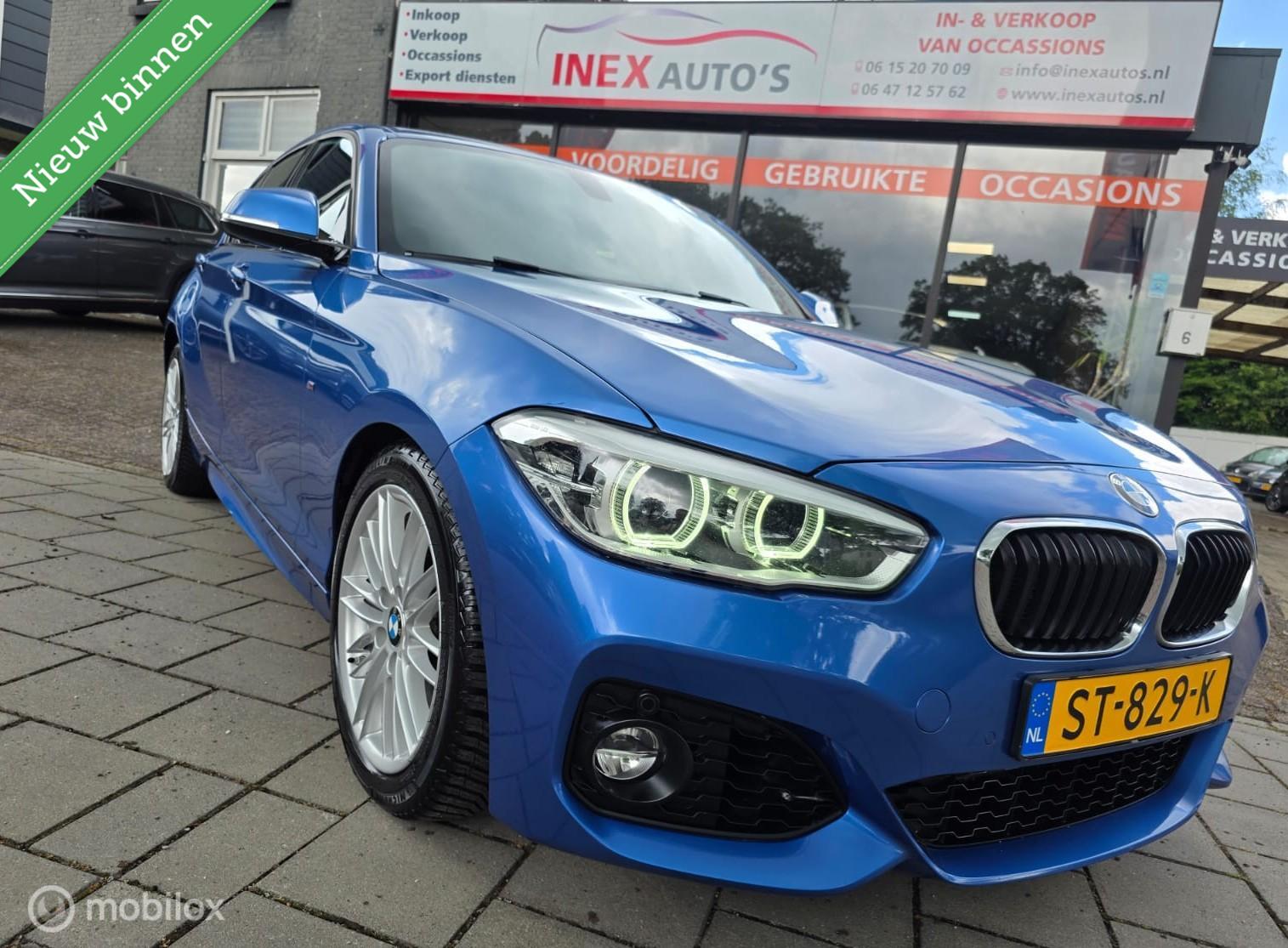 BMW 118i 118i Edition M Sport Automaat Groot Navi Leder Stoelverwar 2018 - voorkant