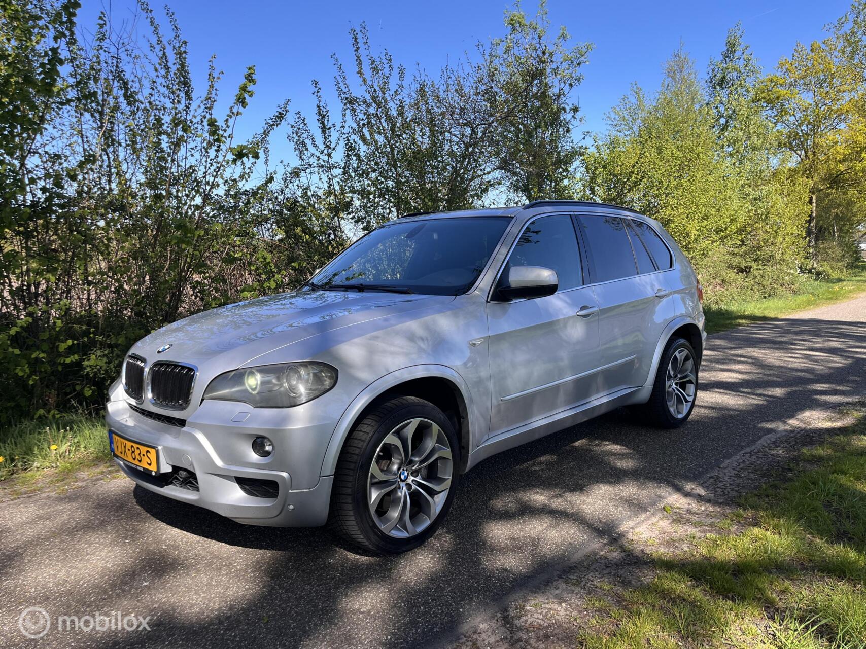BMW X Reihe xDrive35d M-Pakket Grijs Kenteken Youngtimer Marge 2008 - voorkant