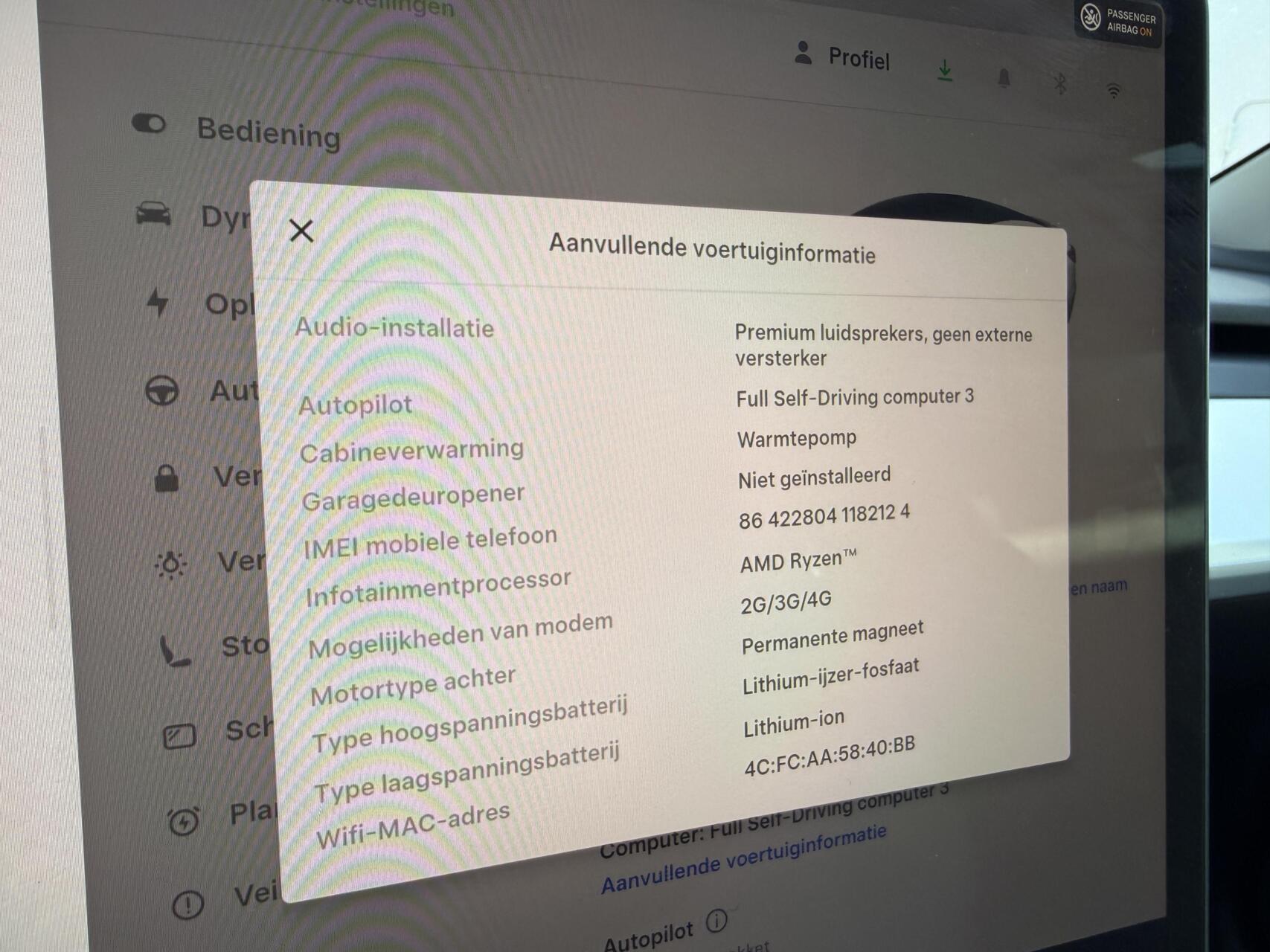 Foto van Tesla Model 3