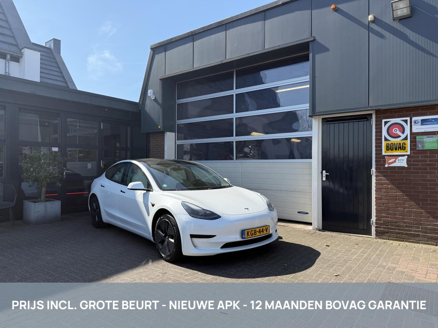 Tesla Model 3 RWD Plus 60 kWh SOH 94% LFP/WARMTEP. *ALL-IN PRIJS* 2022 - voorkant