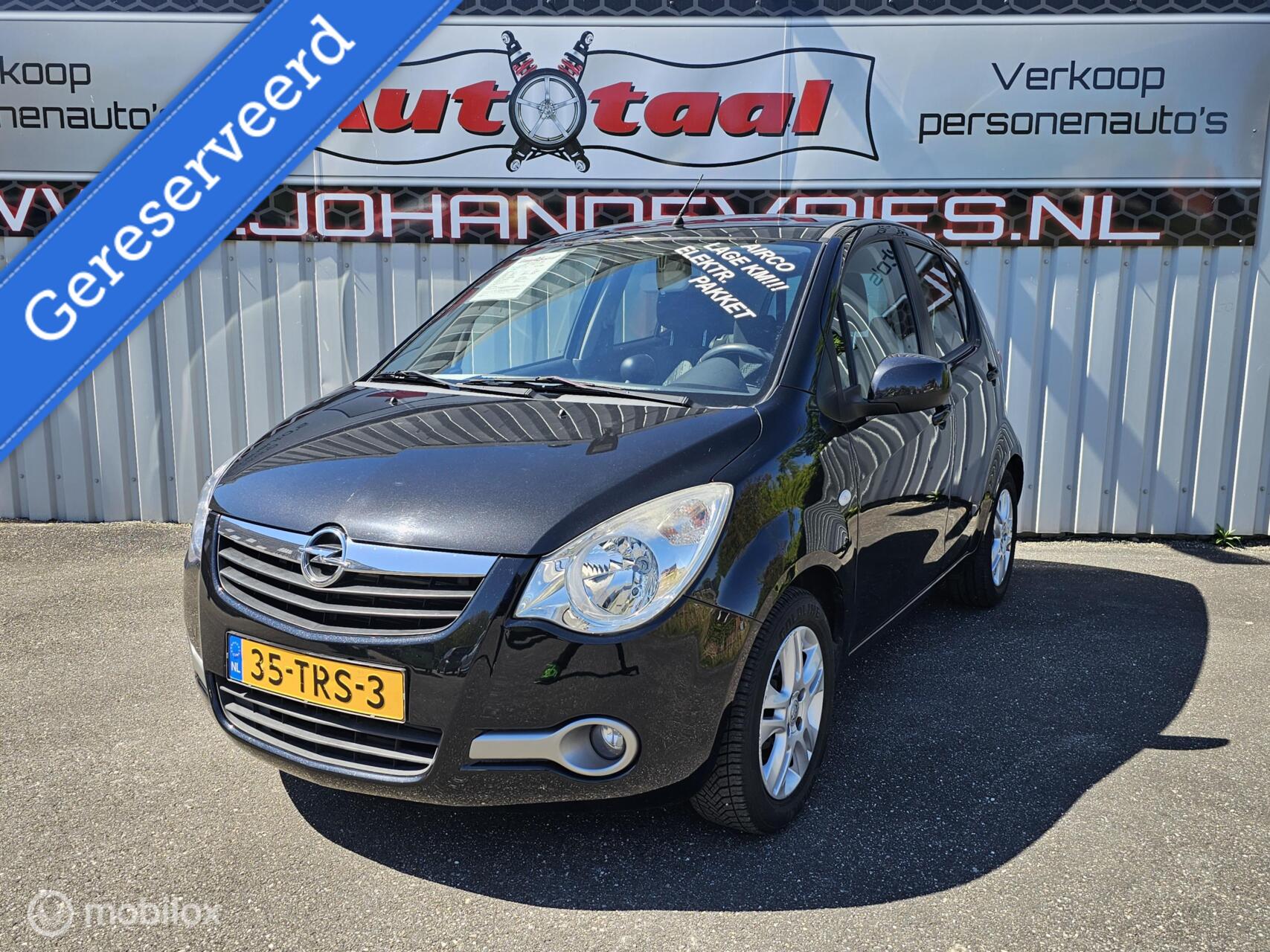 Opel Agila 1.0 Edition I Airco I Elektr.-pakket I Lage km's ! 2012 - voorkant