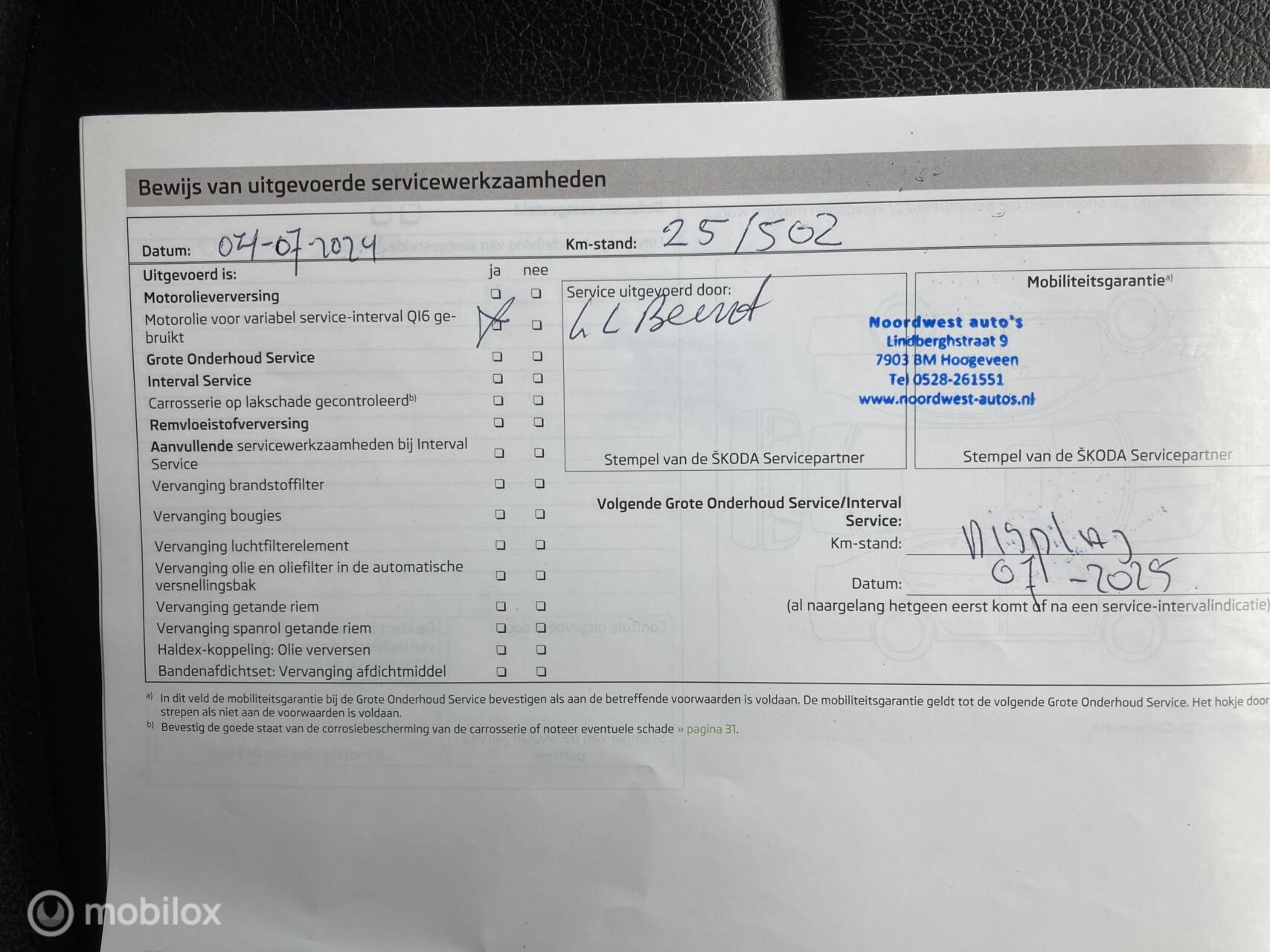 Foto van Skoda Superb
