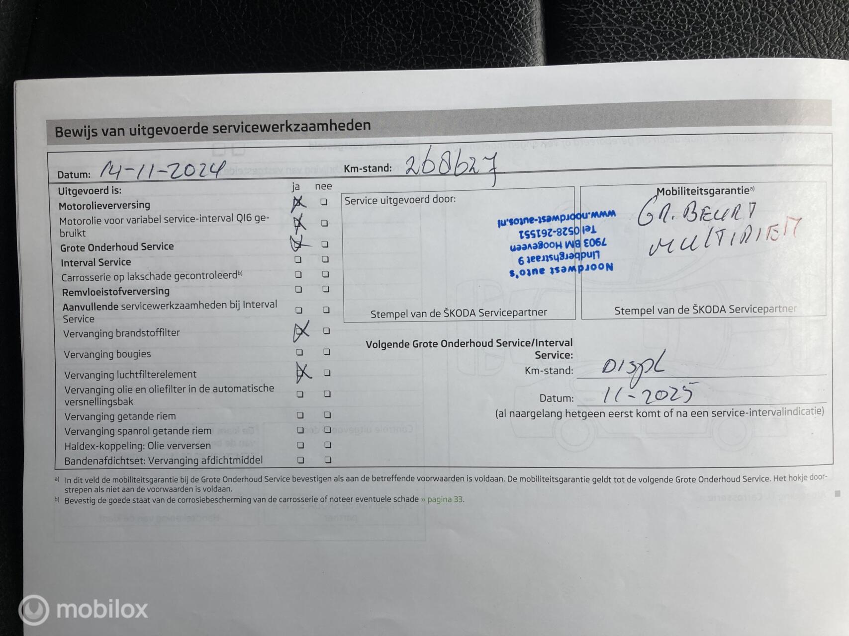 Foto van Skoda Superb
