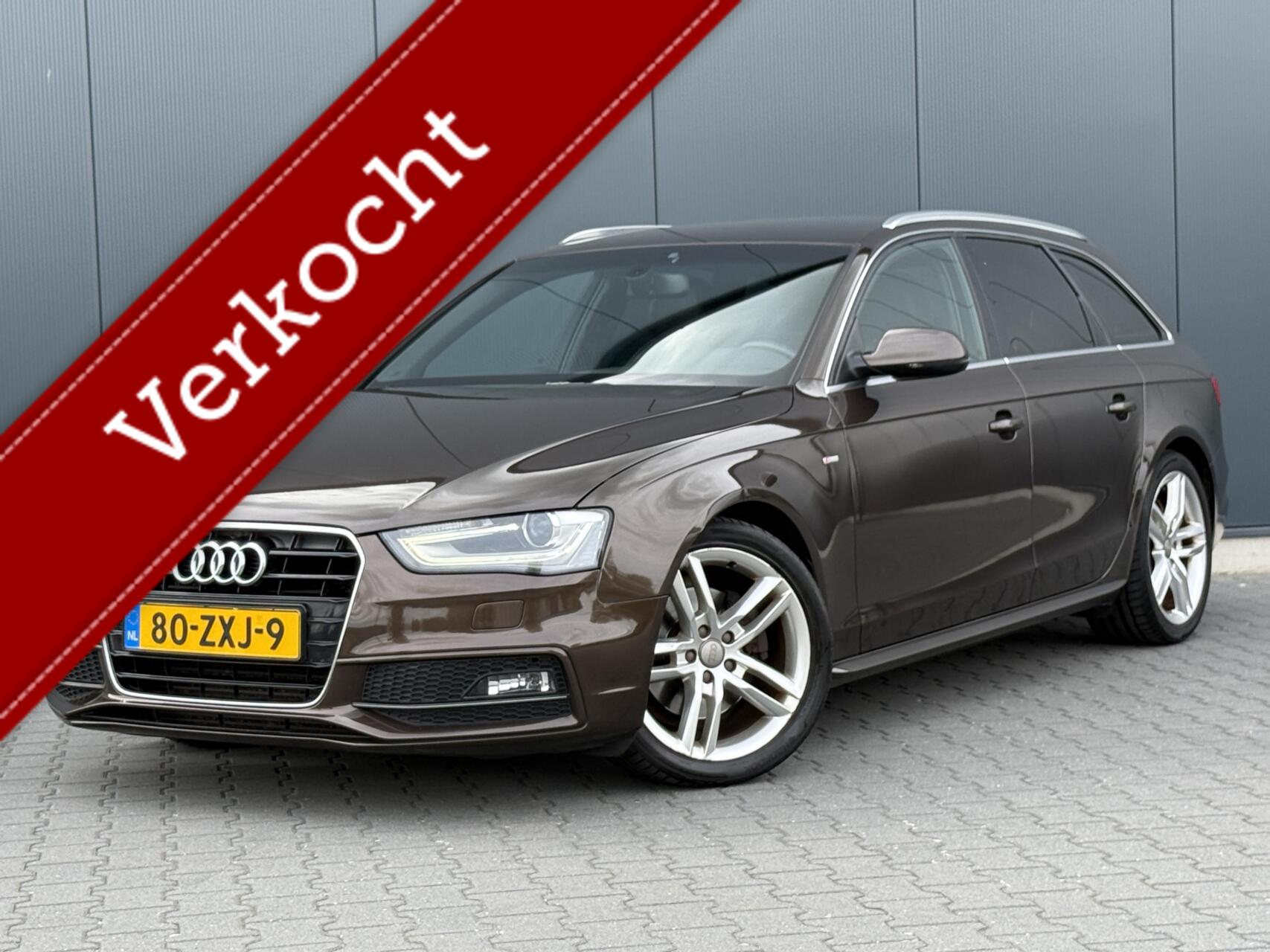 Audi A4 Avant 1.8 TFSI 2x S-Line Leder - Xenon - Navi - Trekhaak - Keurige Auto 2013 - voorkant