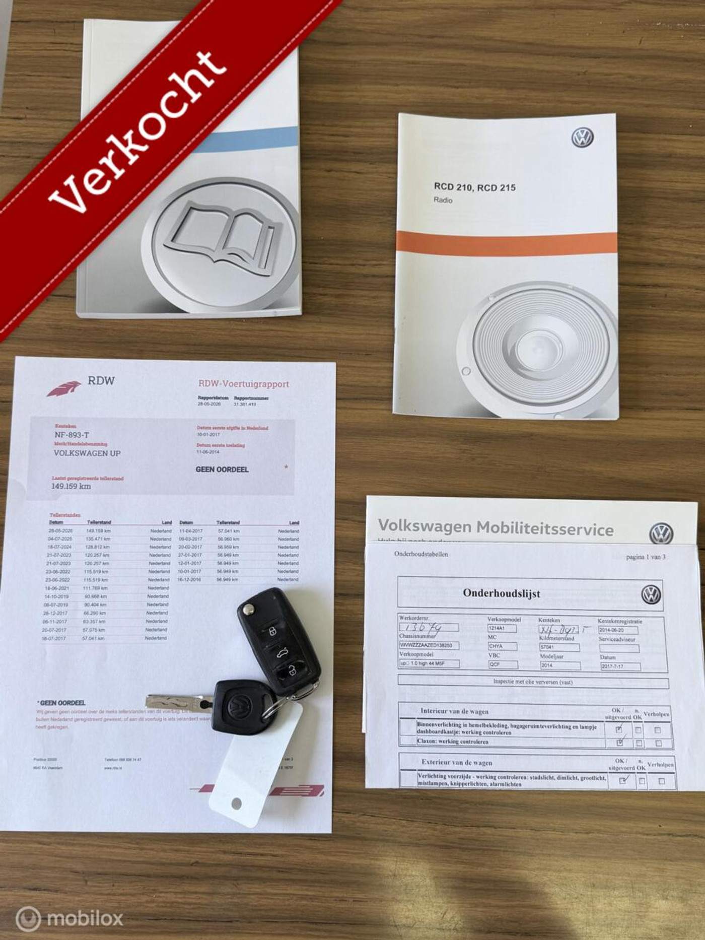 Foto van Volkswagen Up