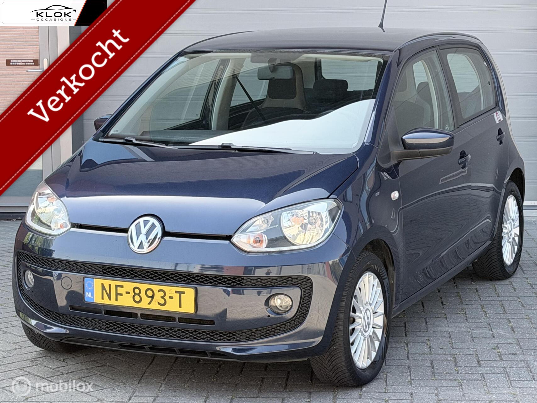 Volkswagen Up 1.0 high up! BlueMotion Airco Stoelverwarming 2014 - voorkant