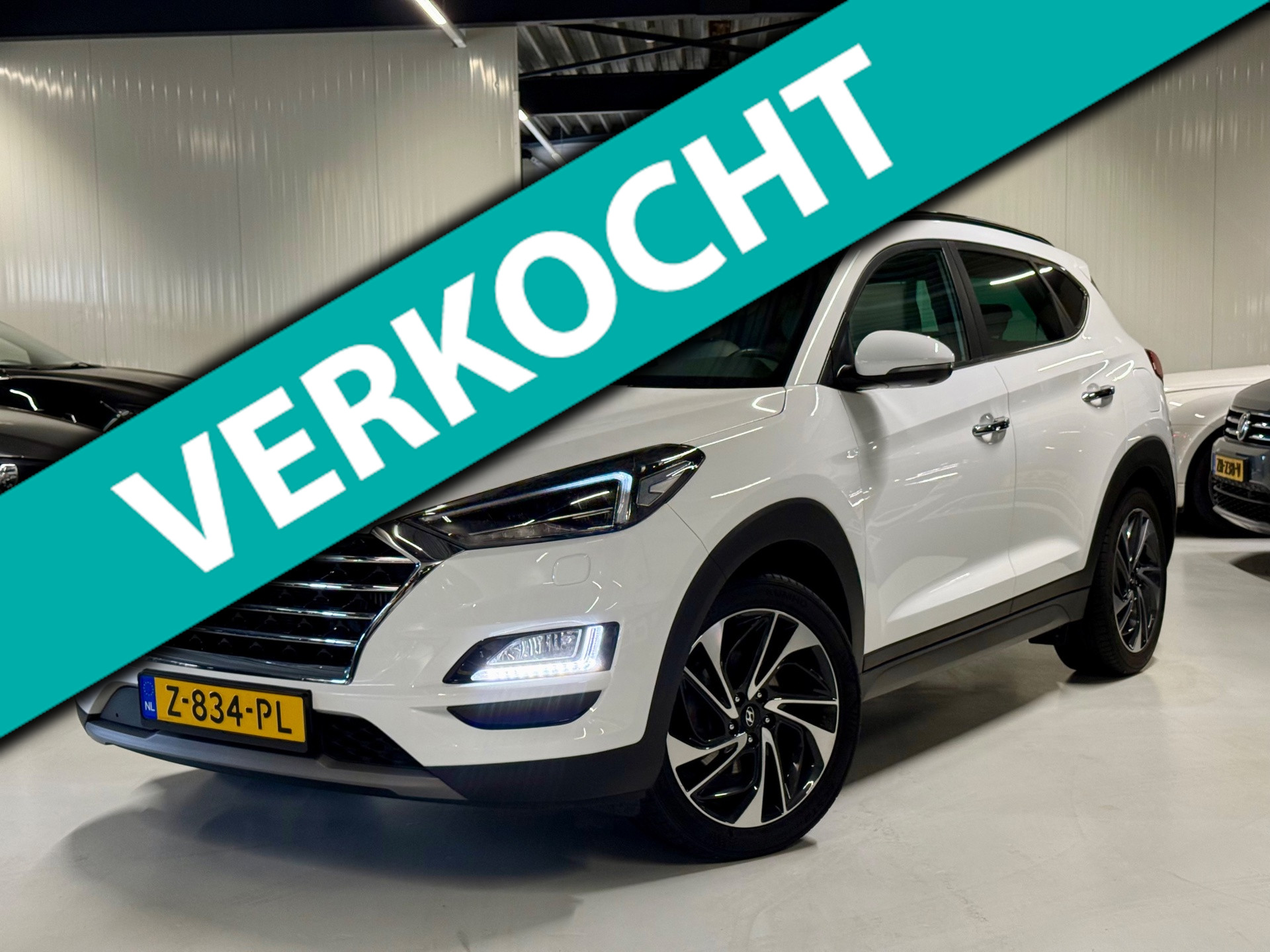 Hyundai Tucson 1.6 T-GDI177PK Premium Aut|Pano|ACC|Vol!!! 2019 - voorkant