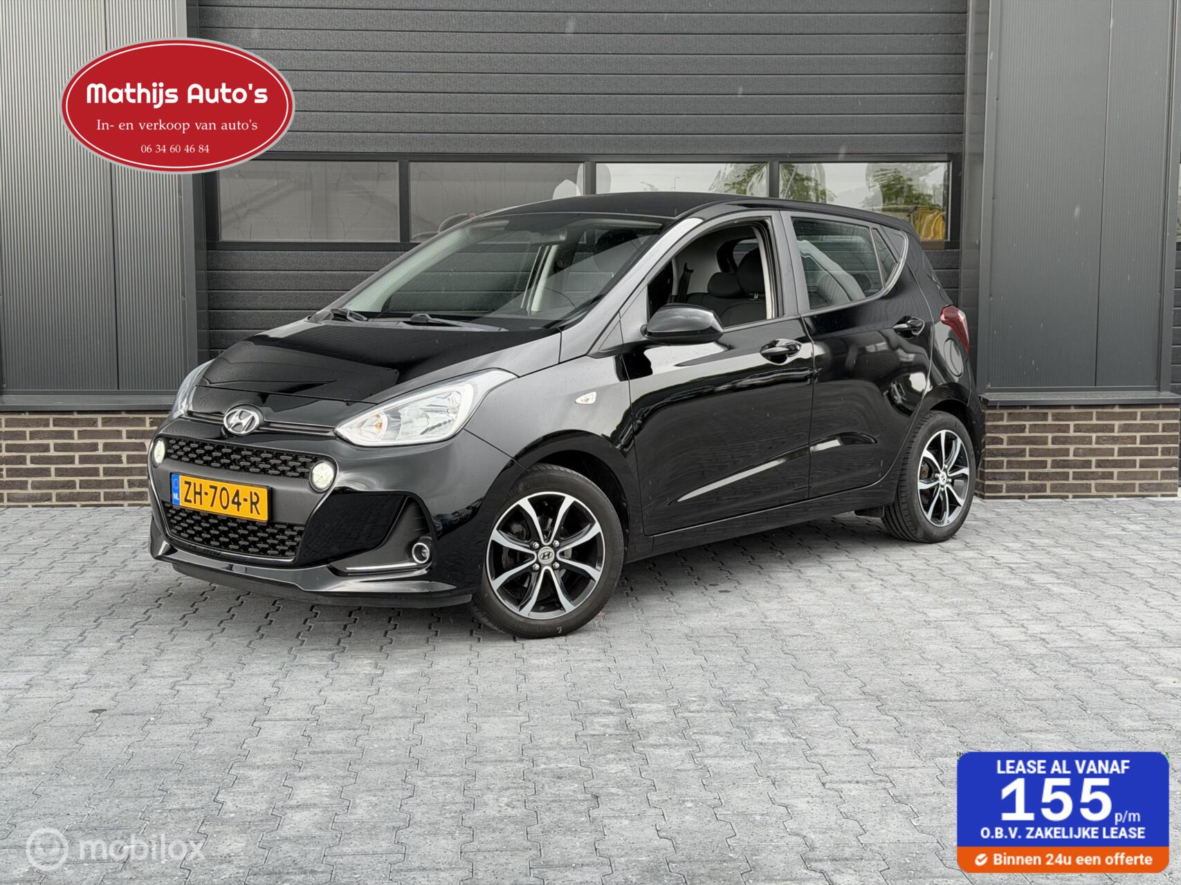 Hyundai I10 1.0i Premium Airco Navi PDV LMvelgen! Nette auto! Vol optie! 2019 - voorkant