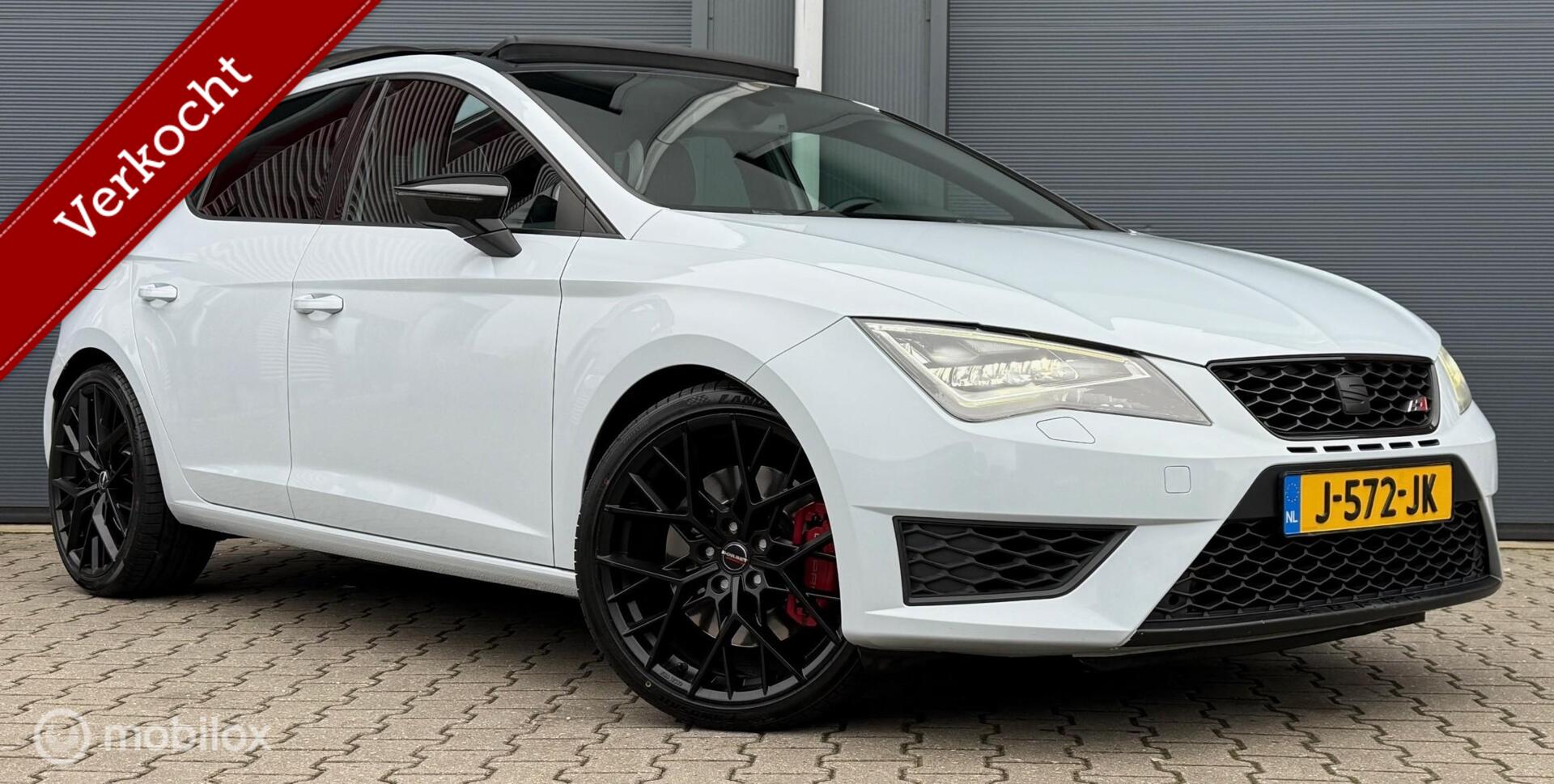 Seat Leon 2.0 TSI Cupra 280 DSG Pano.dak/Full-LED/Clima/Cruise/ 2014 - voorkant