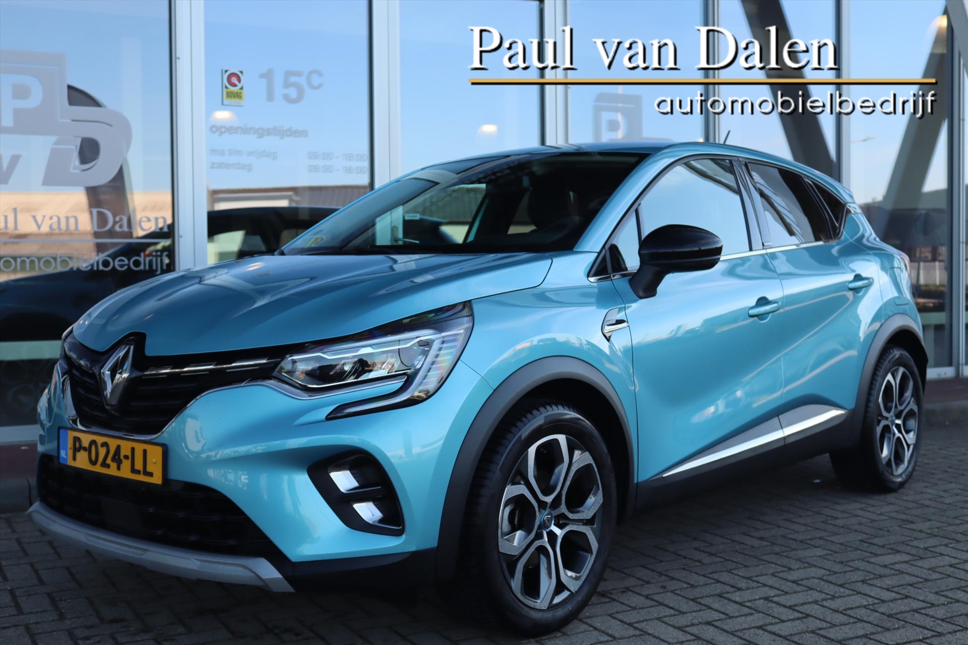 Renault Captur 1.6 E-TECH HYBRID 160PK INTENS Navi | Led | Clima | Cruise | Pdc | Keyless | All Season | 18 inch Lm | 2021 - voorkant