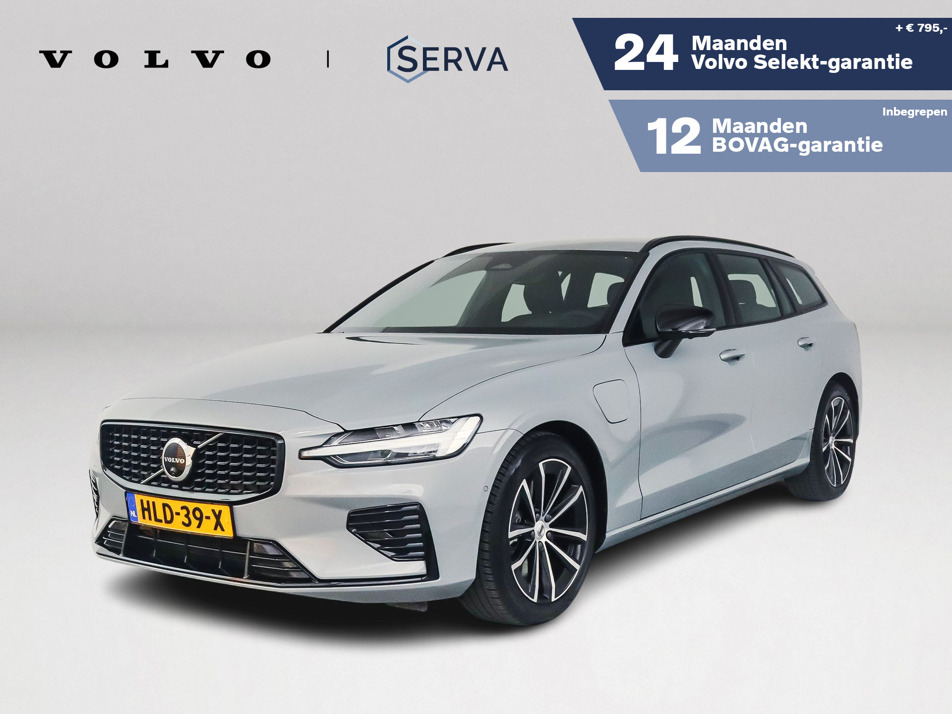 Volvo V60 T6 Plug-in hybrid AWD Plus Dark | 360° camera | Harman Kardon | Stoel- en Stuurverwarming | Trekhaak 2025 - voorkant