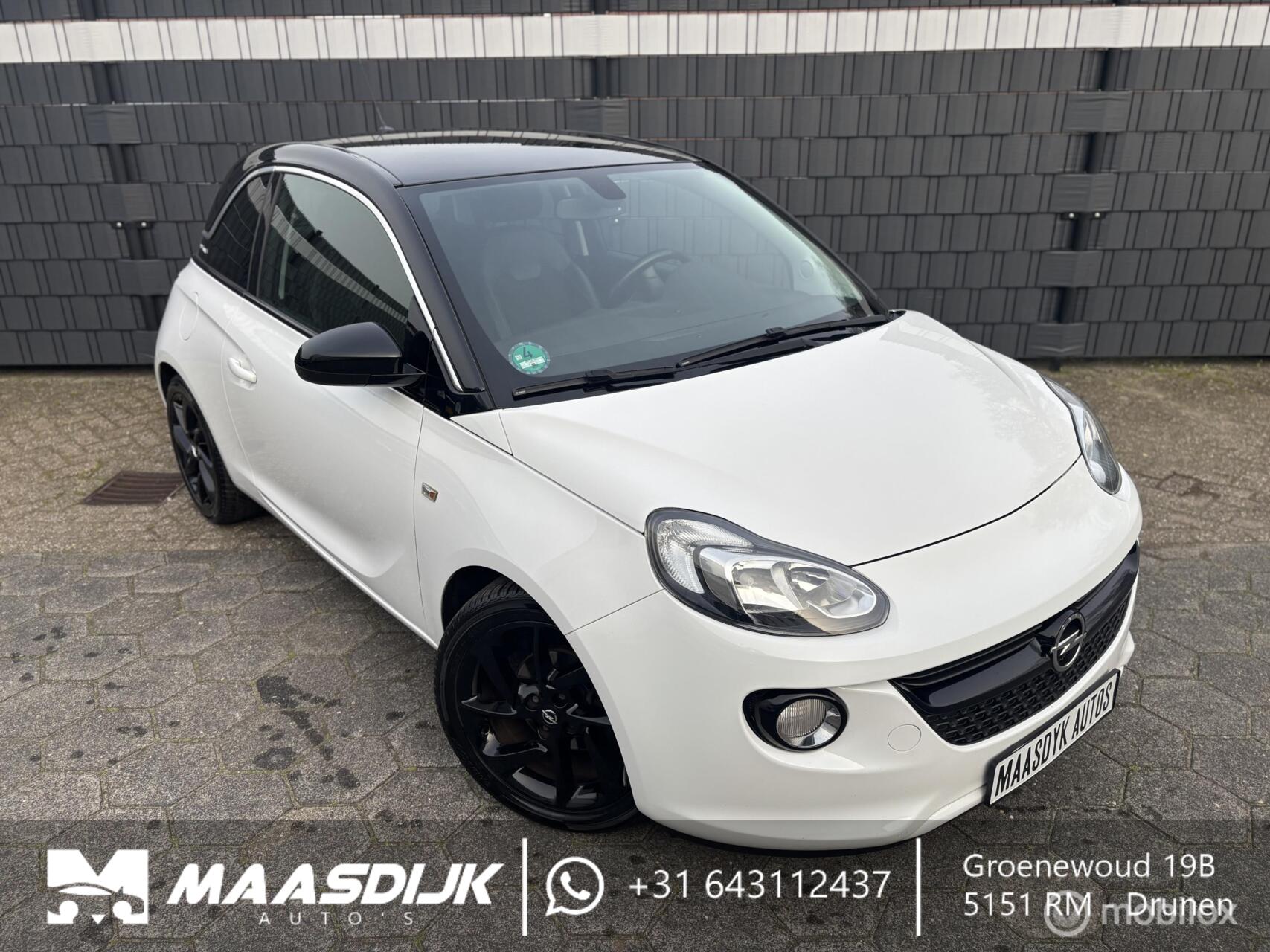 Opel Adam 1.4 PDC Stuur/stoelverwarming Carplay Airco 2017 - voorkant