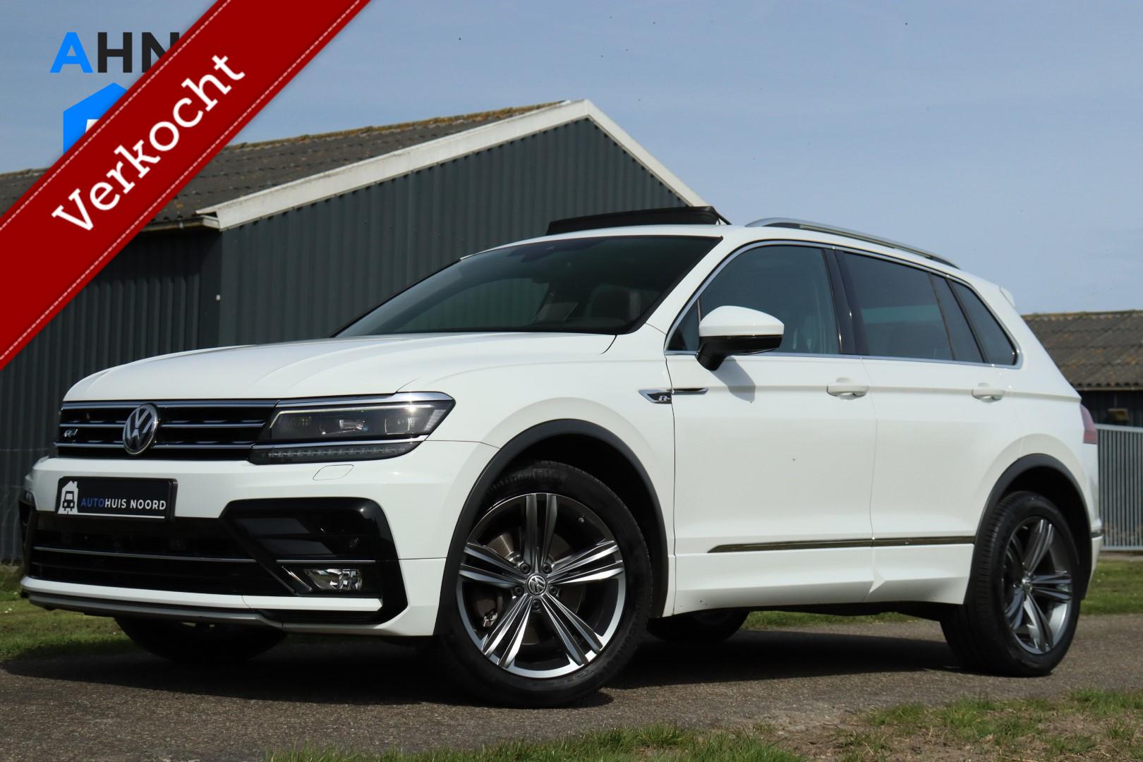 Volkswagen Tiguan 2.0 TSI 4M / 220PK / 3X R-Line / DSG / Pano / LED / DYNAUDIO / HUD / Virtual Cockpit / Trekhaak / 19" 2017 - voorkant