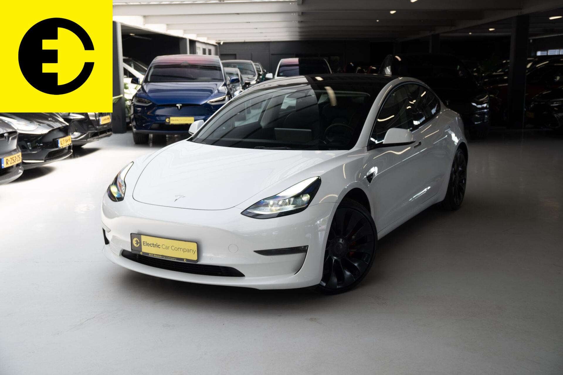 Tesla Model 3 Performance AWD 75 kWh | 90,5% SOH | Stuurverwarming | Stoelverwarming 2021 - voorkant