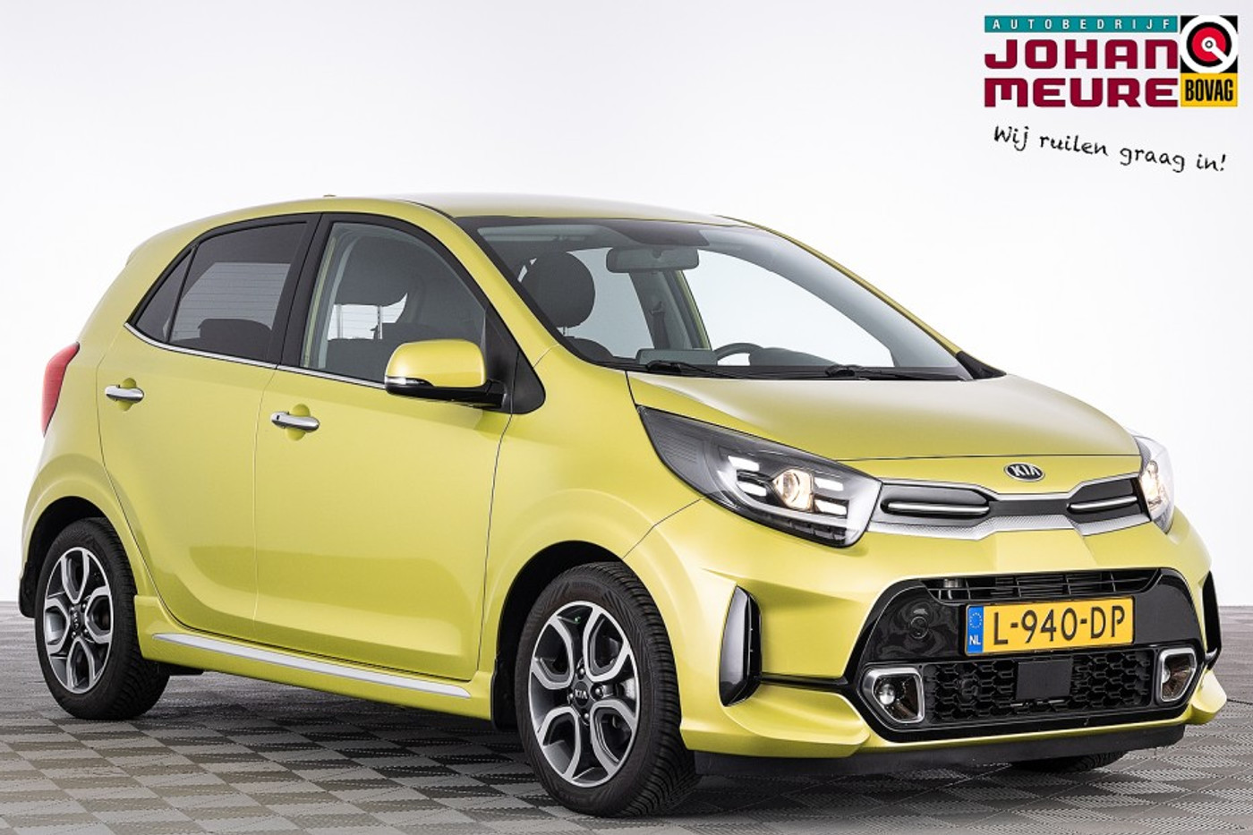 Kia Picanto 1.0 DPi GT-Line | LEDER | ECC | CARPLAY | VELGEN ✅ 1e Eigenaar -2e PINKSTERDAG OPEN!- 2021 - voorkant