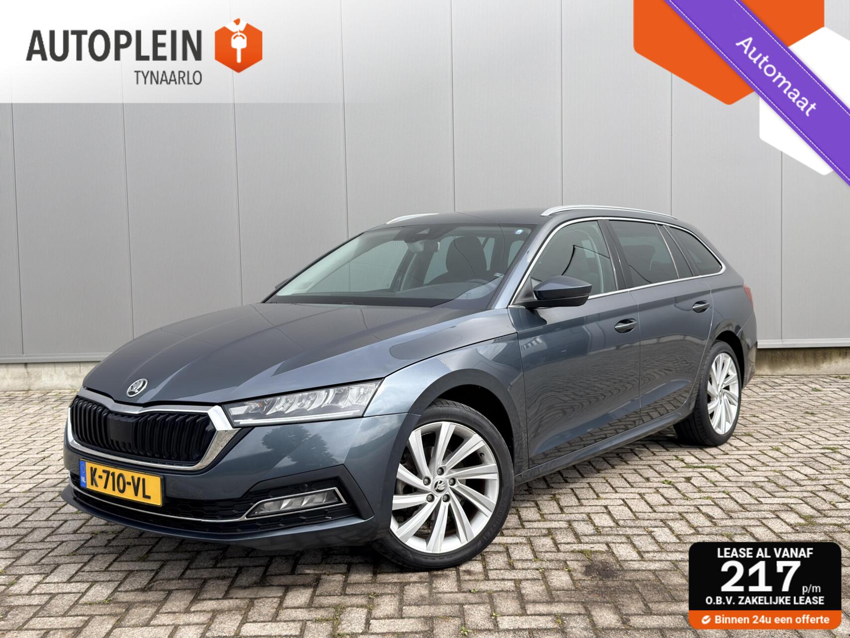 Skoda Octavia 1.0 e-TSI Hybrid Edition Automaat|1e eig|Dealer OH|Trekhaak|Keyless 2021 - voorkant