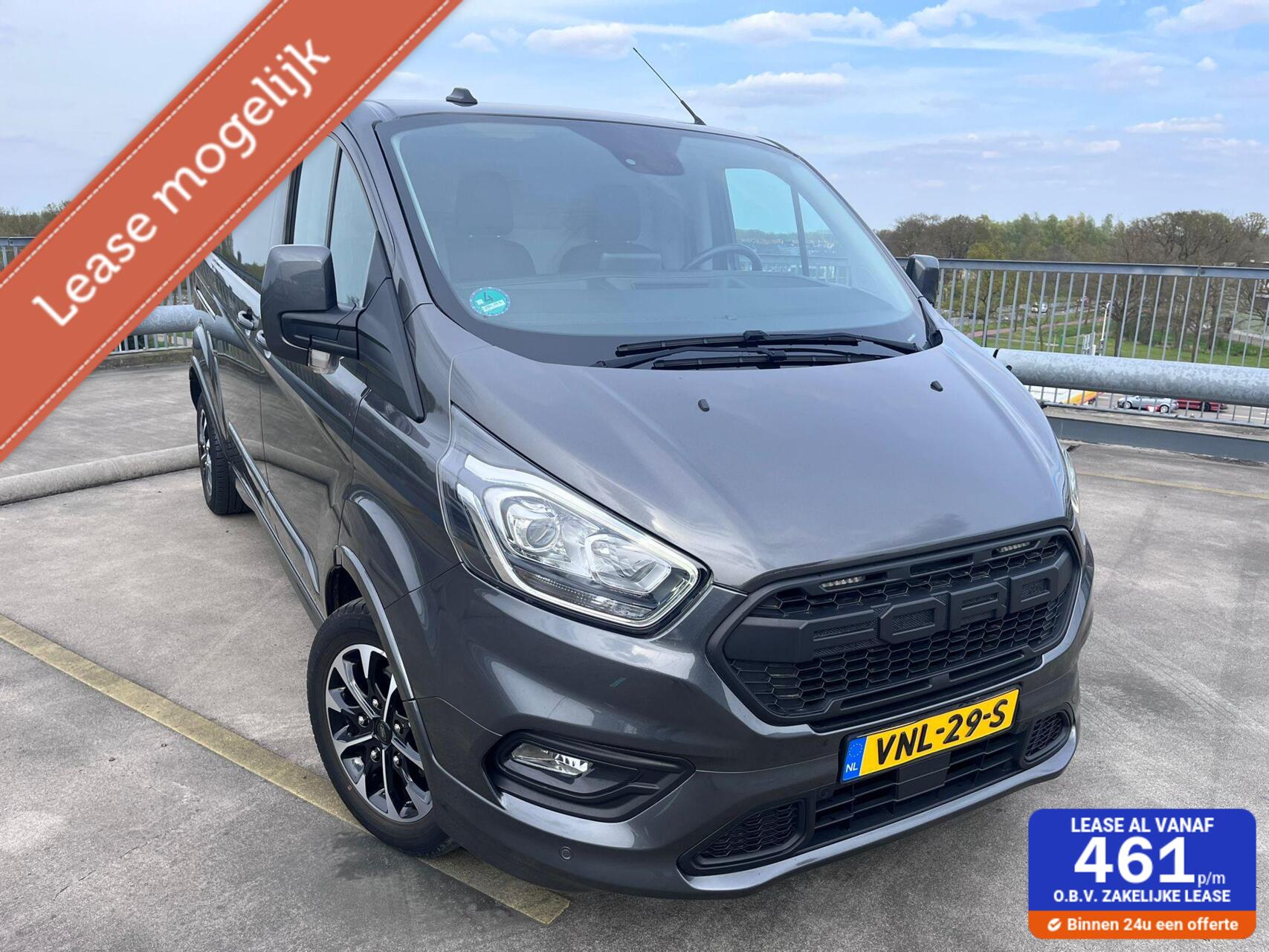Ford Transit Custom 320 2.0 TDCI L2H1 Sport v/a € 467.00 P/m 2021 - voorkant
