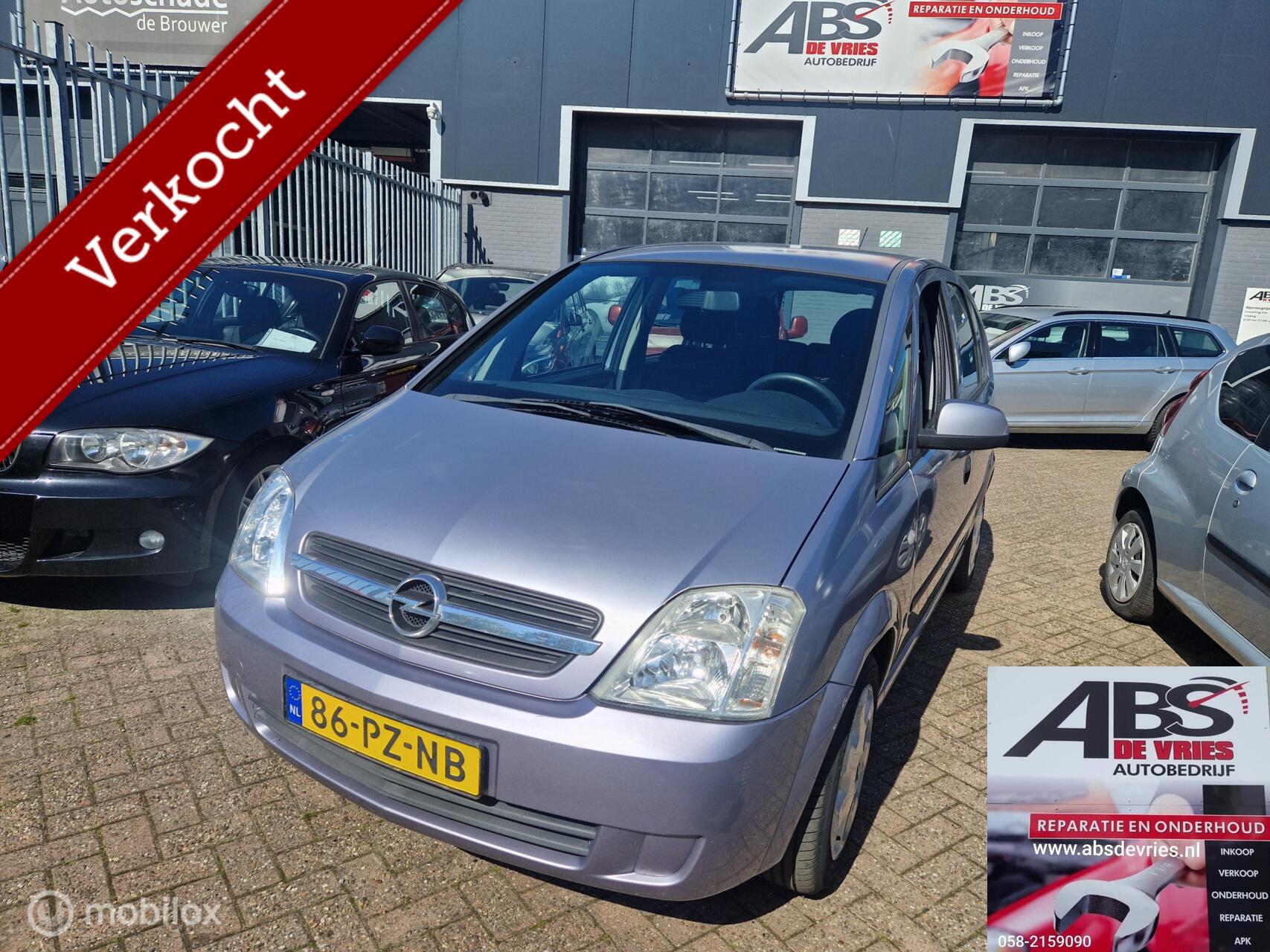 Opel Meriva-a 1.6-16V Enjoy AIRCO CR CONTR APK APRIL 2027 2004 - voorkant