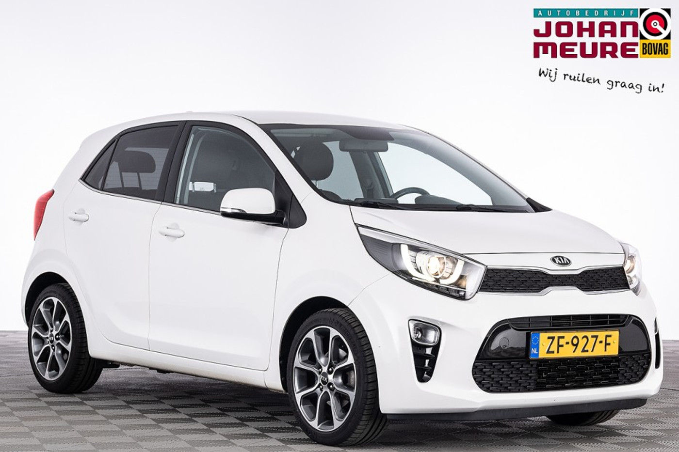 Kia Picanto 1.0 CVVT Design Edition | LEDER | ECC | VELGEN ✅ 1e Eigenaar . 2019 - voorkant