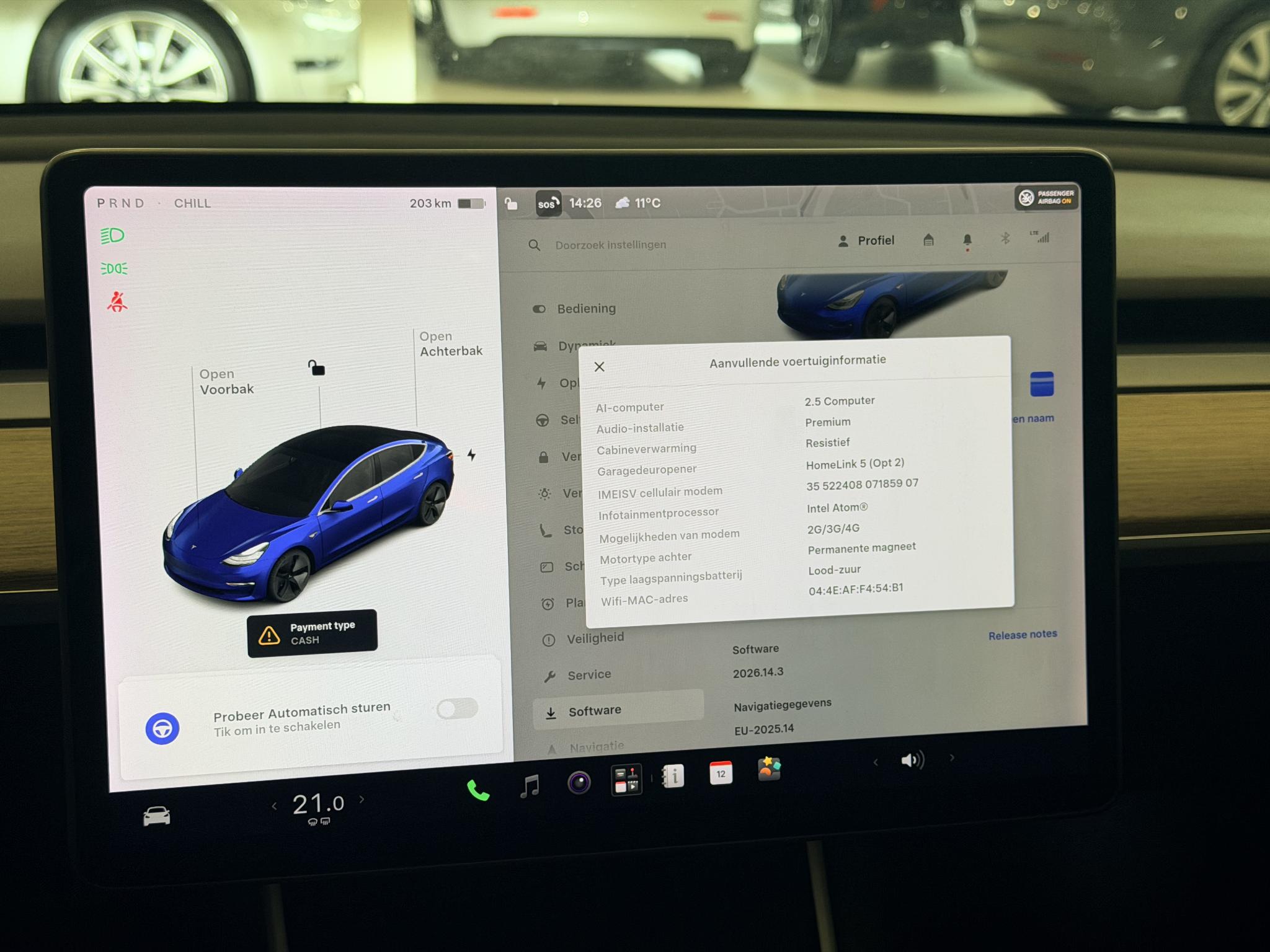 Foto van Tesla Model 3