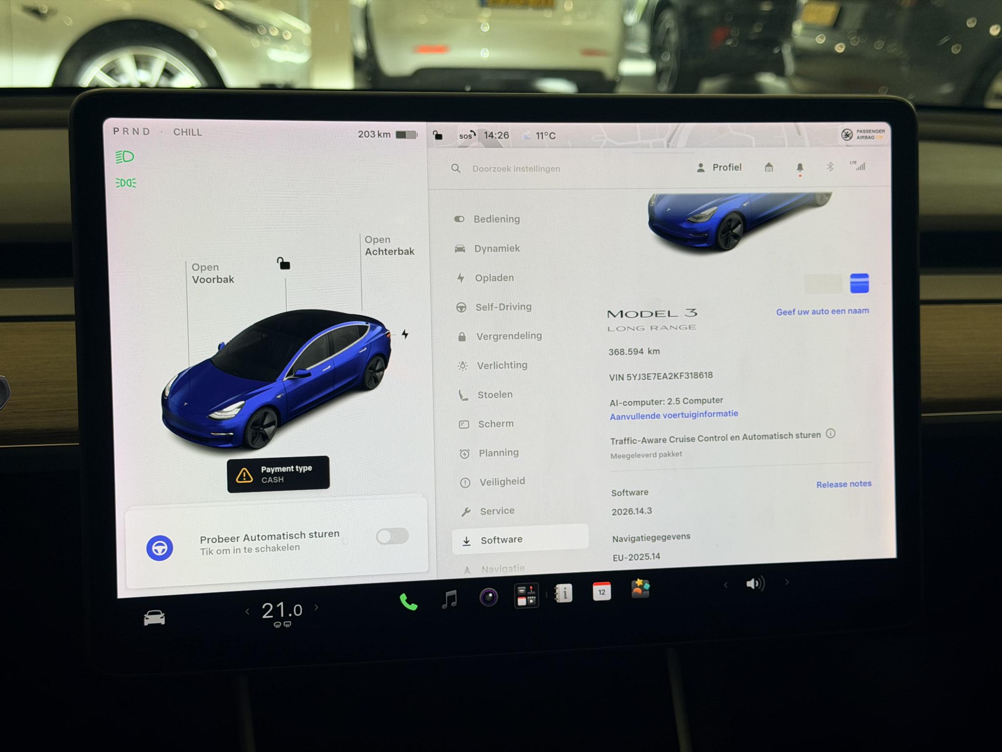 Foto van Tesla Model 3