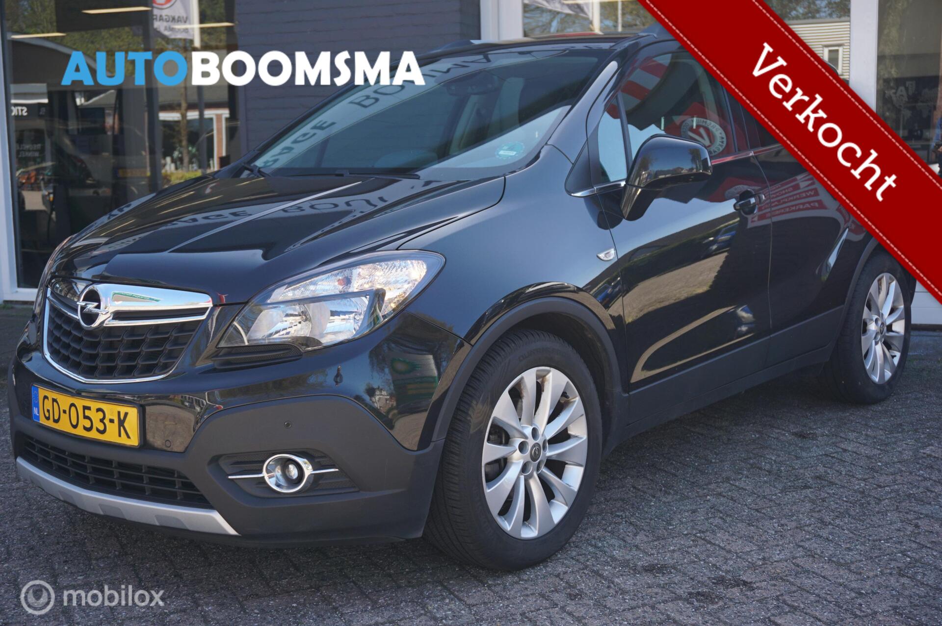 Opel Mokka 1.4 T 140pk Cosmo Clima Cruise Navi Trekhaak 2015 - voorkant