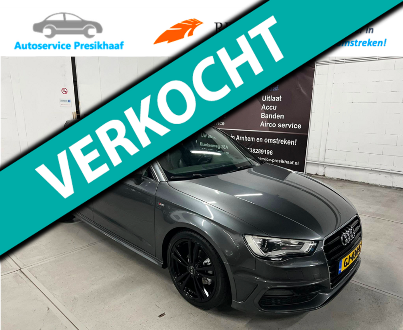 Audi A3 Sportback 1.4 TFSI CoD Ambition Pro Line S Automaat 2015 - voorkant