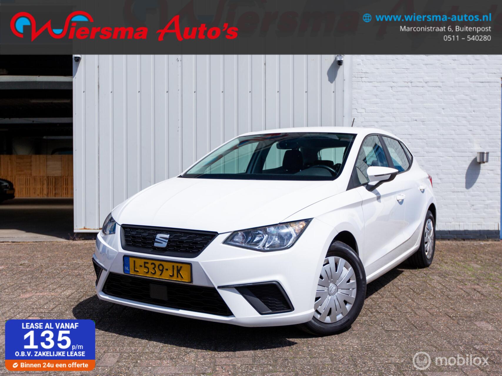 Seat Ibiza 1.0 TSI Style|Org.NL|Afleverklaar|Carplay|Cruise|Airco|Geen bijkomende kosten! 2021 - voorkant