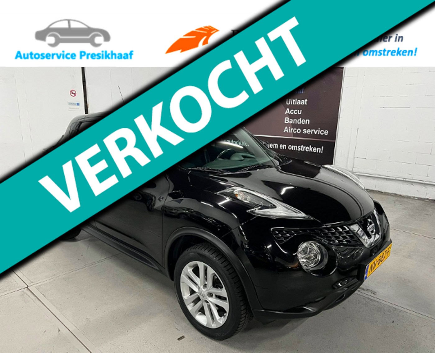 Nissan Nissan Juke 1.6 N-Connecta Automaat ECC / CAMERA / NAVIGATIE 2016 - voorkant