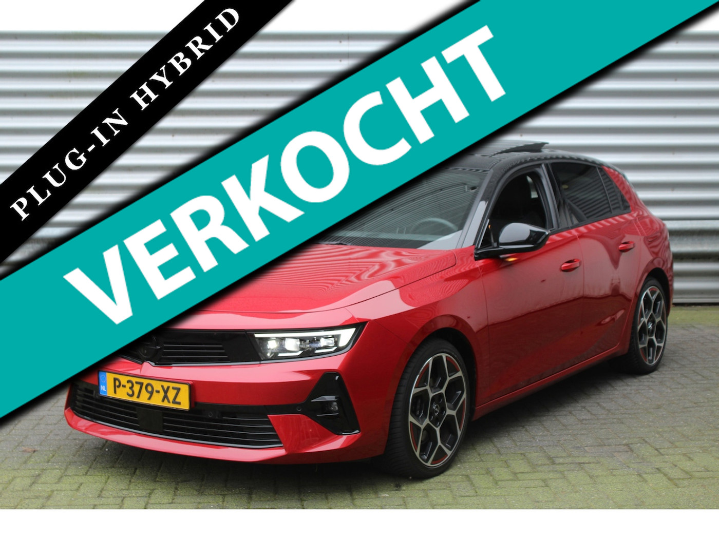 Opel Astra 1.6 181pk Hybrid Edition AUTOMAAT Panoramadak NL-Auto NAP 2022 - voorkant