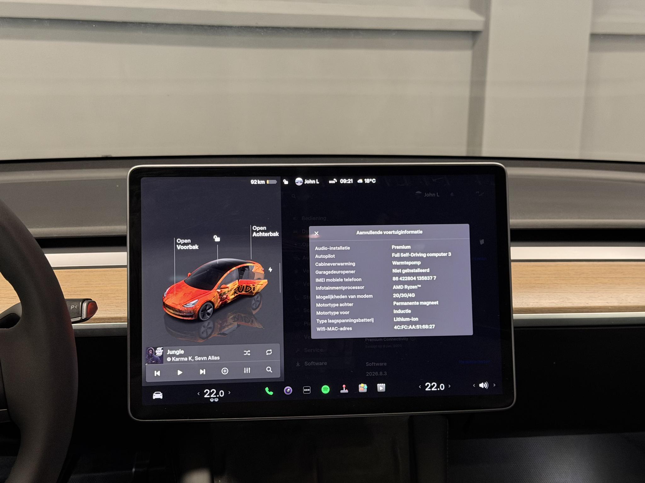 Foto van Tesla Model 3