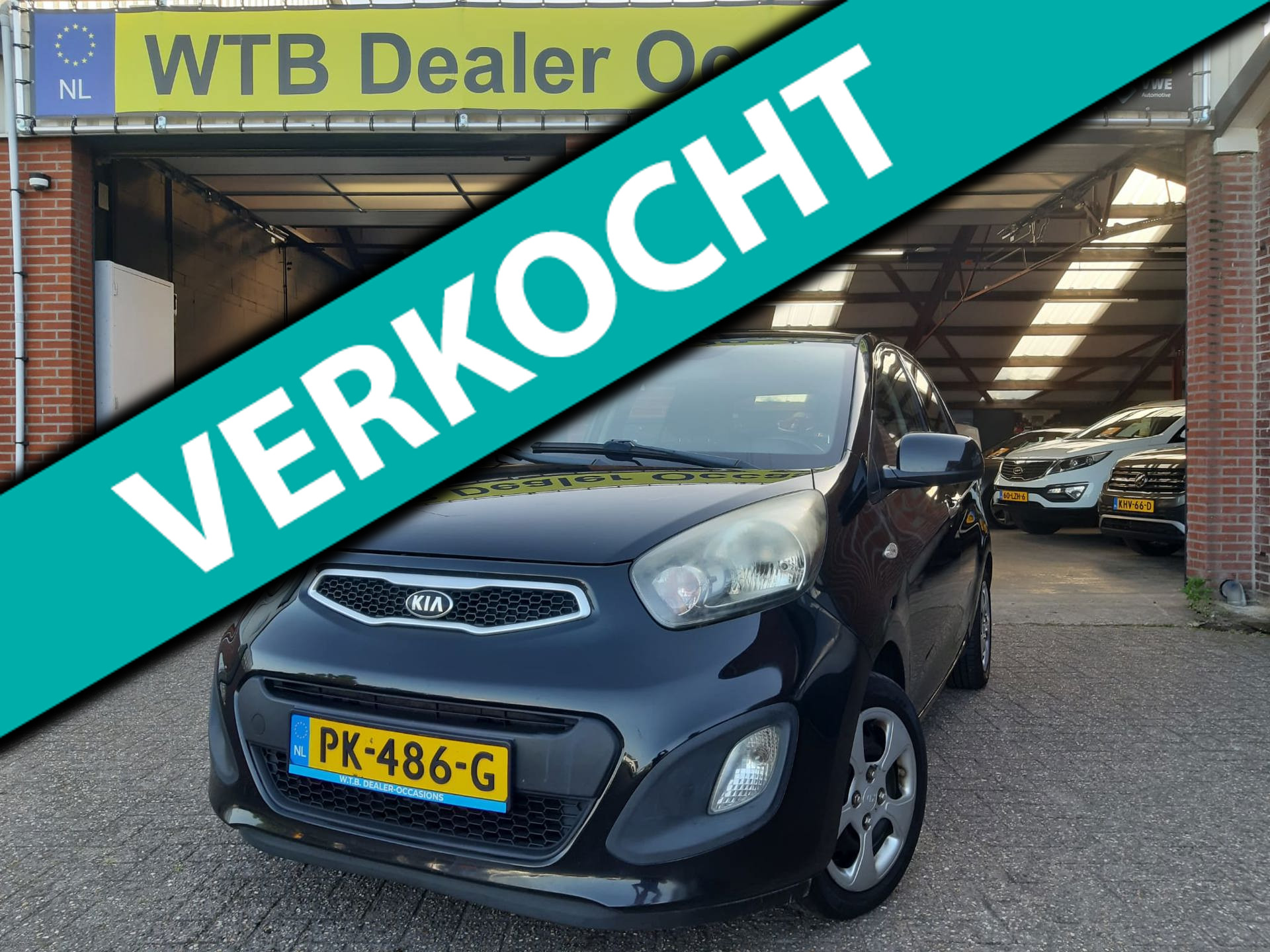 Kia Picanto 1.0 CVVT Comfort Pack, Airco, 4-Deurs, 1e Eig. Elec. ramen 2013 - voorkant