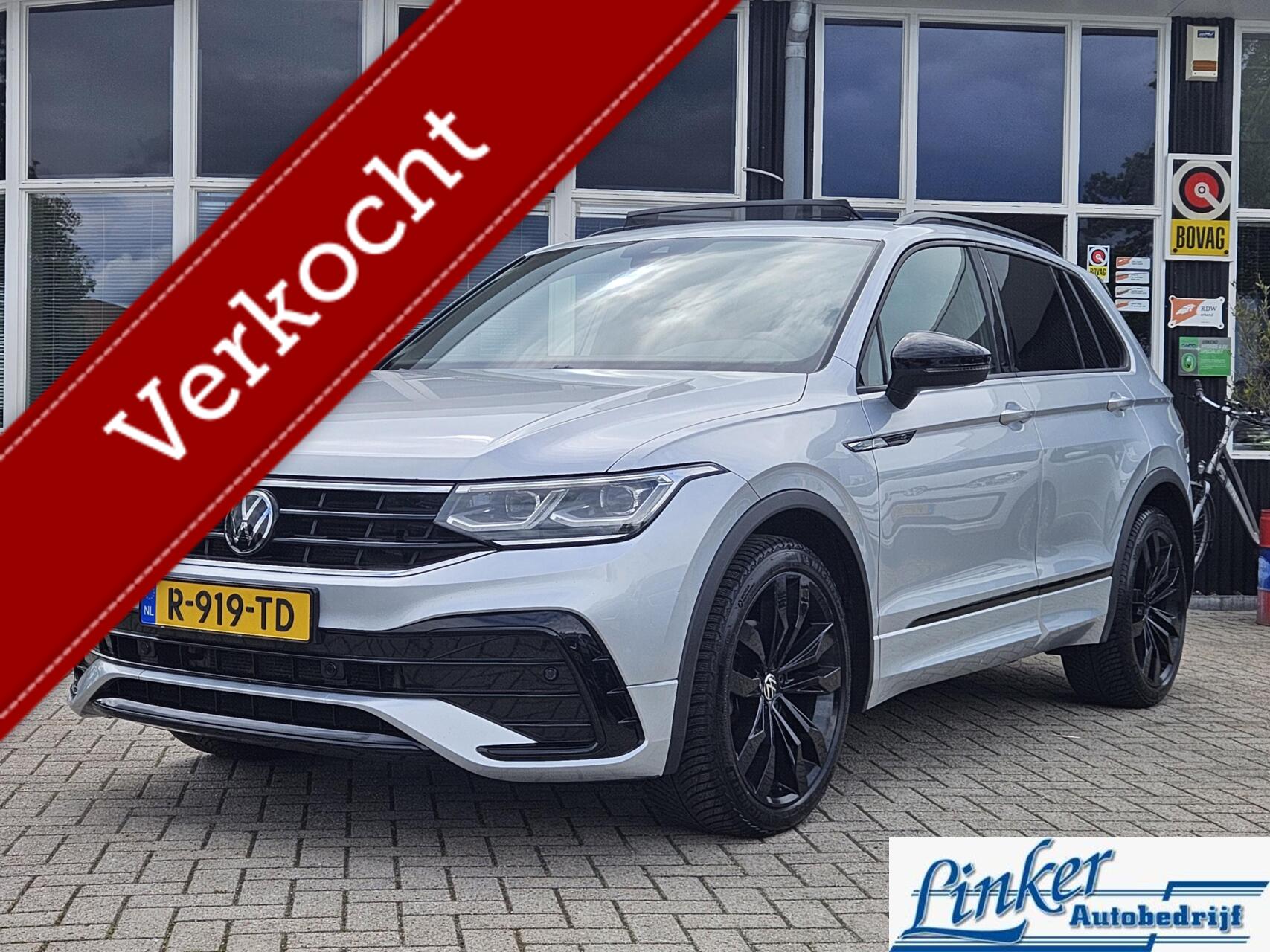 Volkswagen Tiguan 1.5 TSI R-Line 20"LMV BLACK LINE PANO CAMERA NL-AUTO 2022 - voorkant